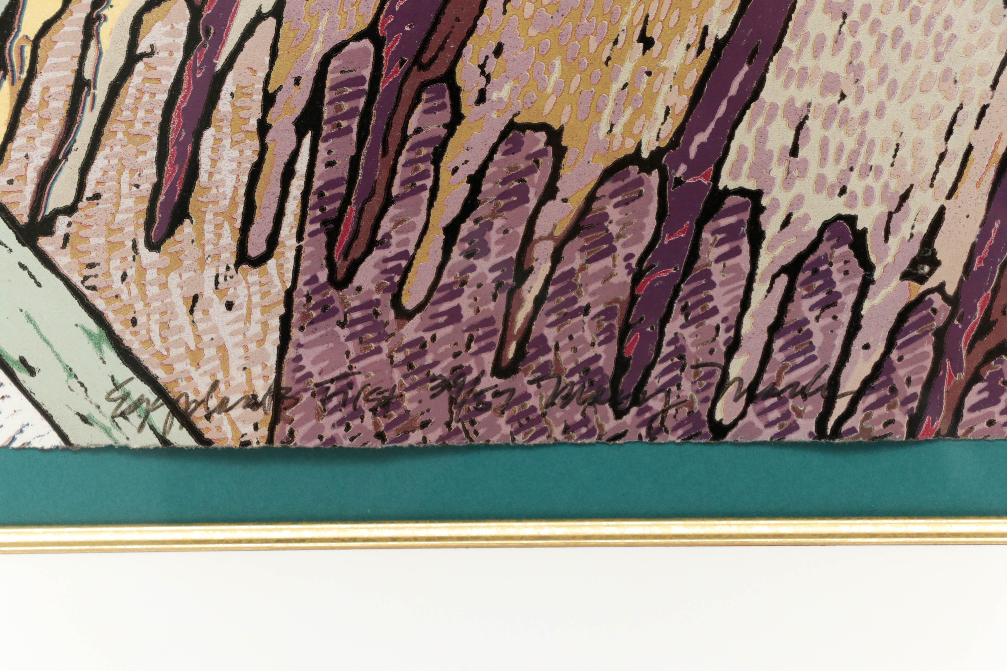 Missy Martin Serigraph "Eggplant First"