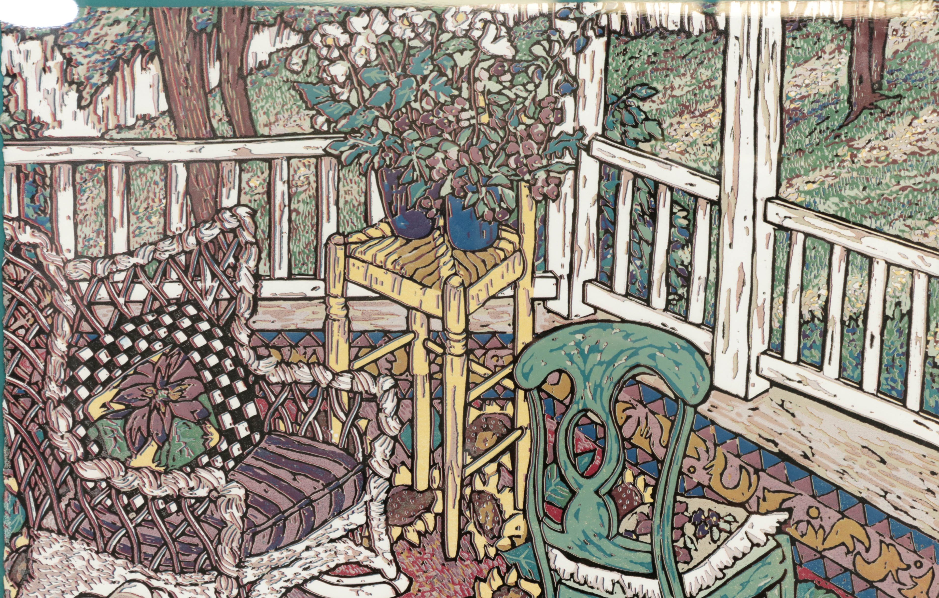 Missy Martin Serigraph "Eggplant First"