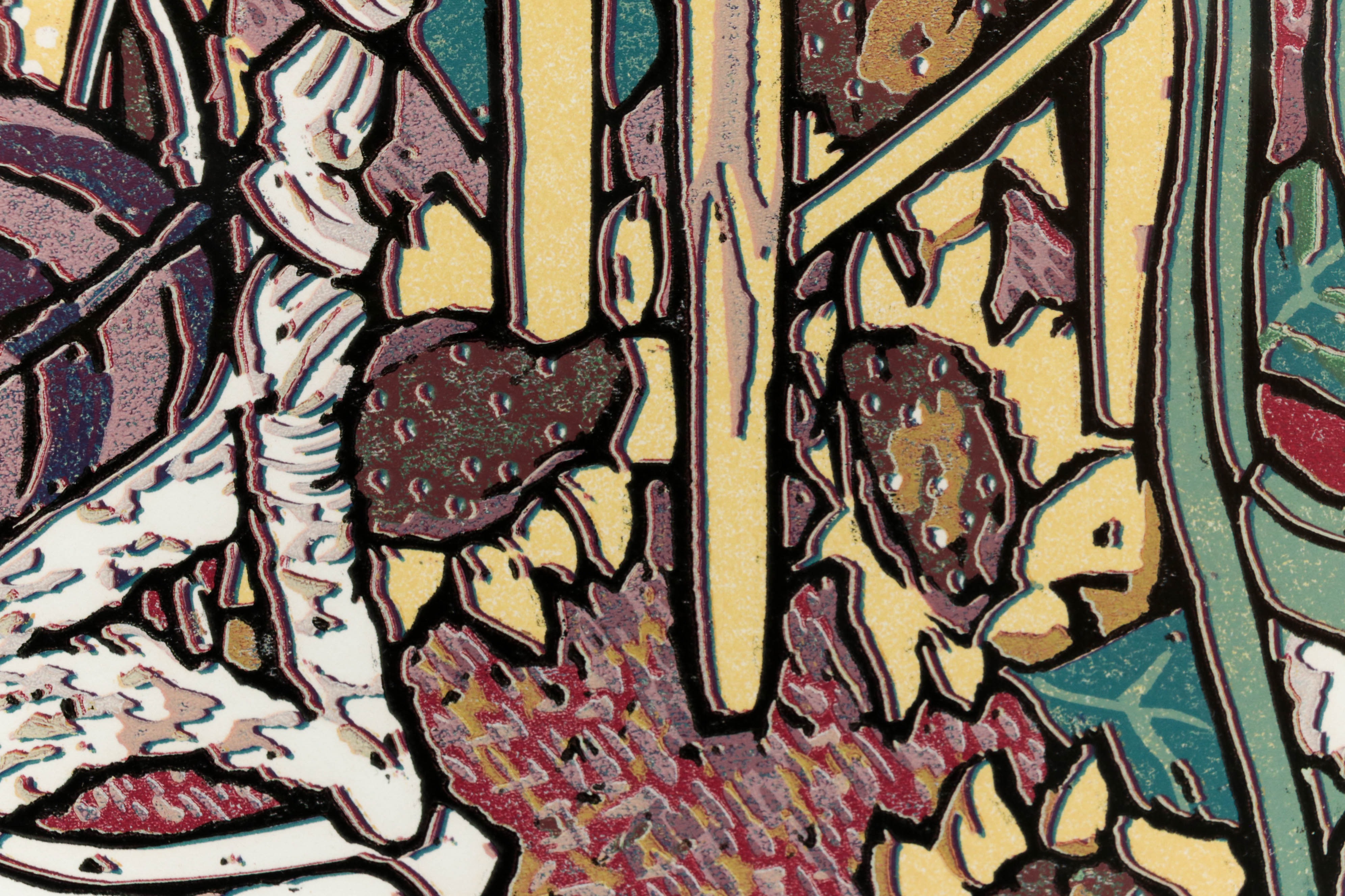 Missy Martin Serigraph "Eggplant First"