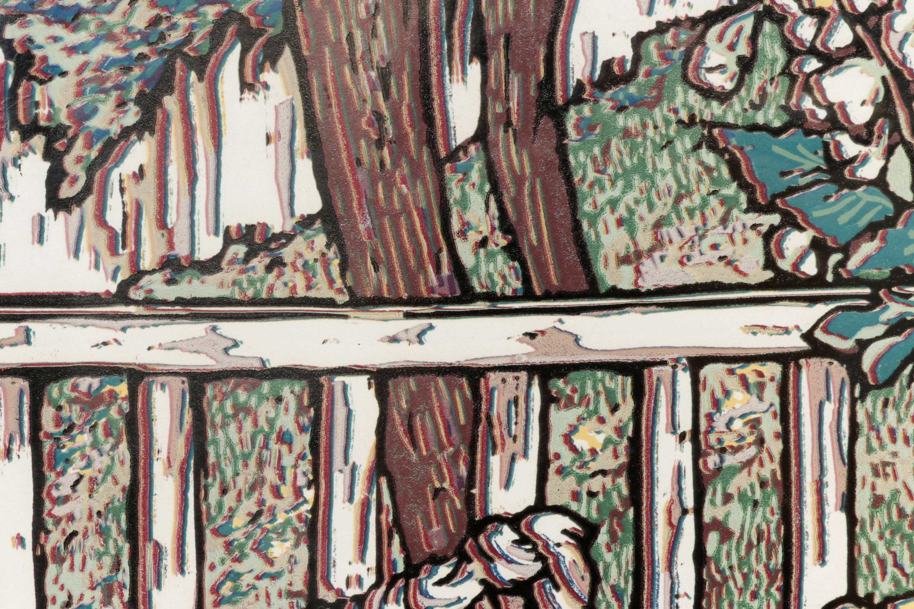 Missy Martin Serigraph "Eggplant First"