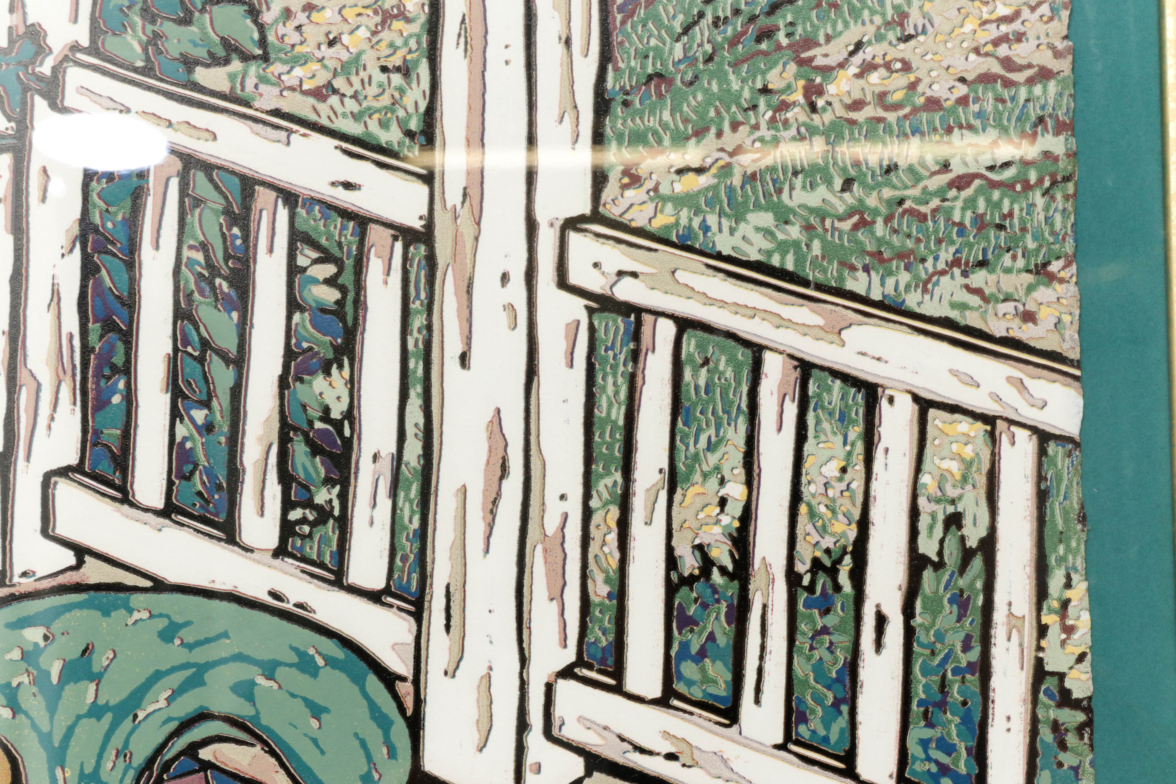 Missy Martin Serigraph "Eggplant First"