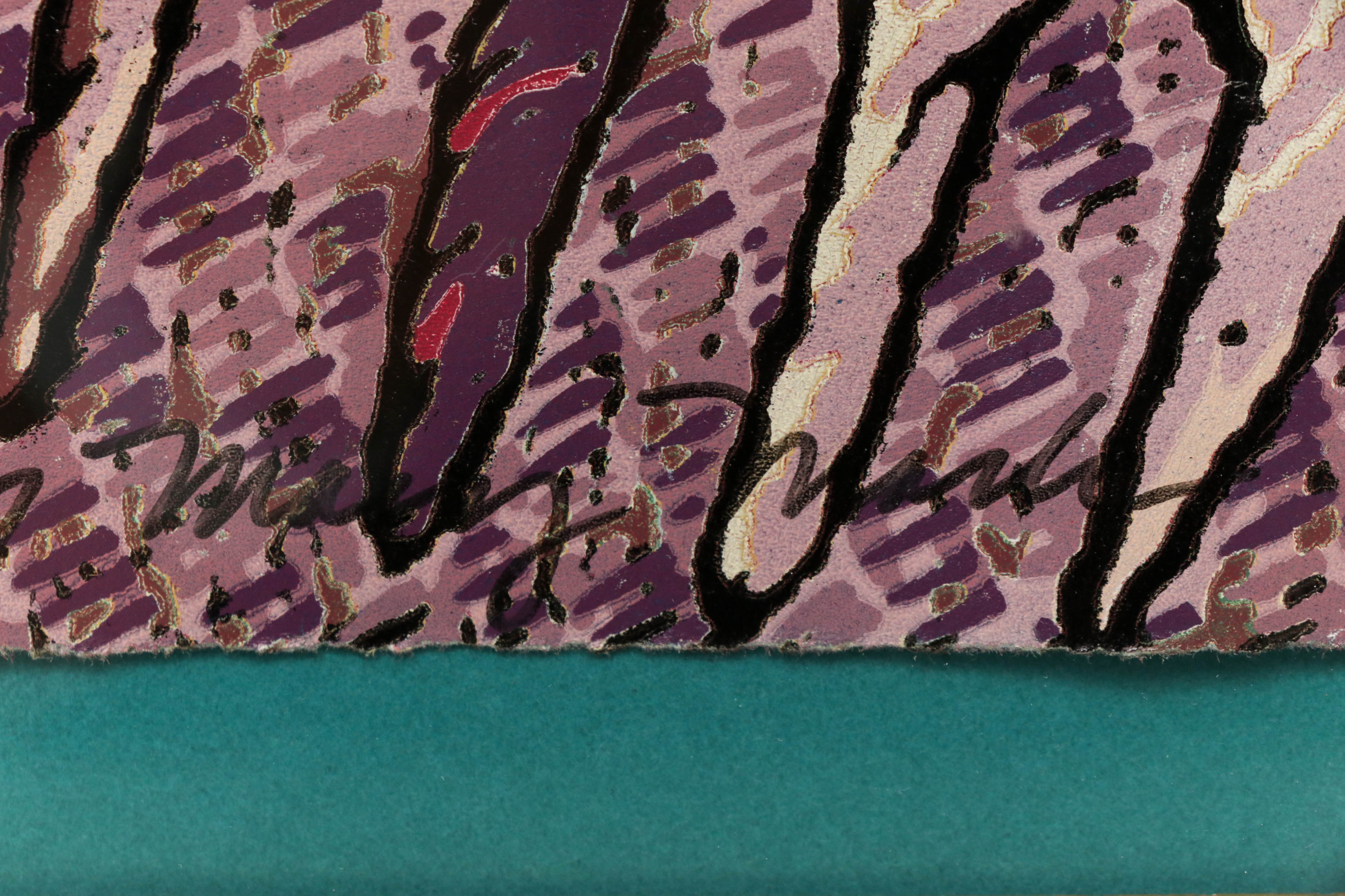 Missy Martin Serigraph "Eggplant First"