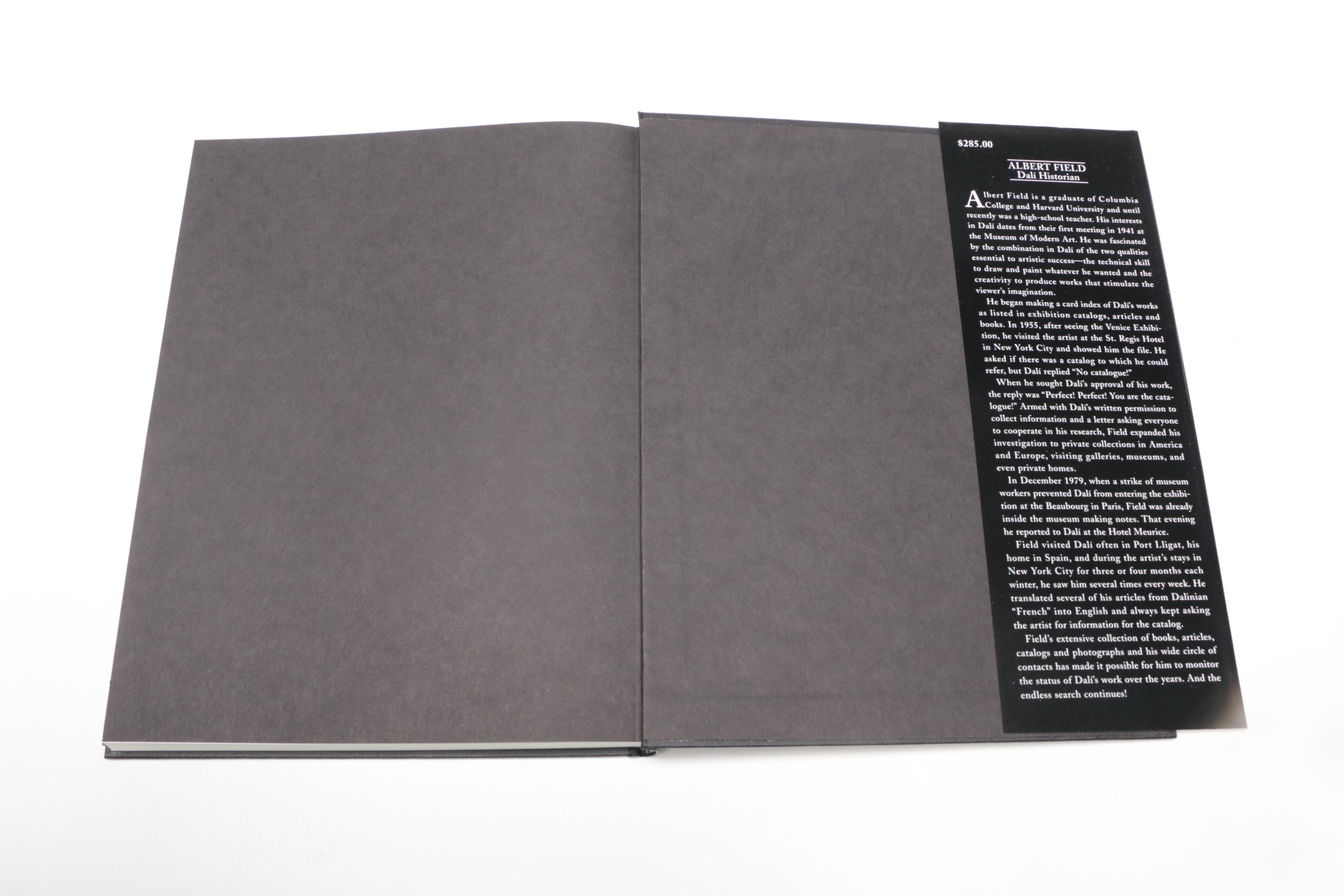 Authorized "The Official Catalog of the Graphic Works of Salvador Dalí" by Field