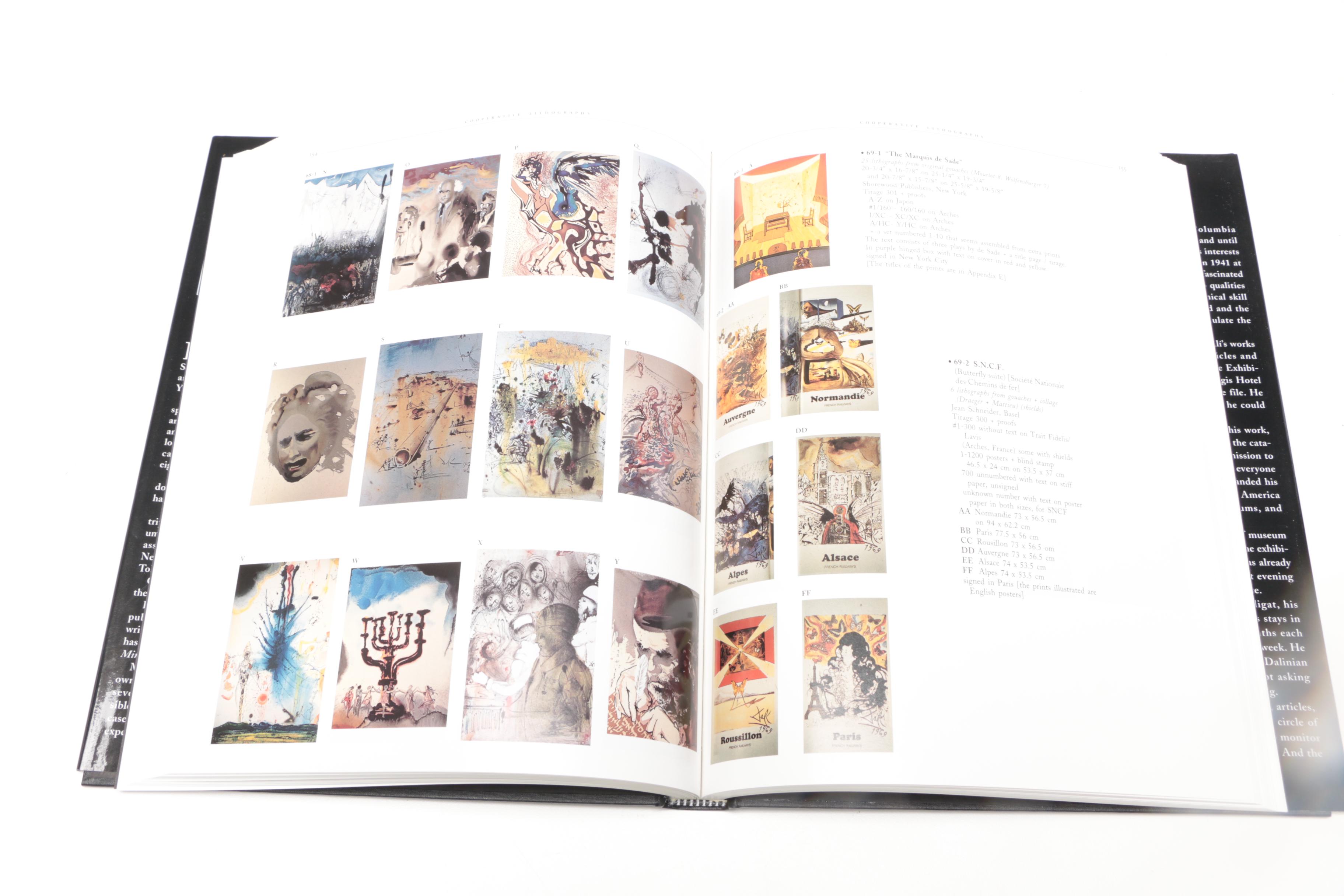 Authorized "The Official Catalog of the Graphic Works of Salvador Dalí" by Field