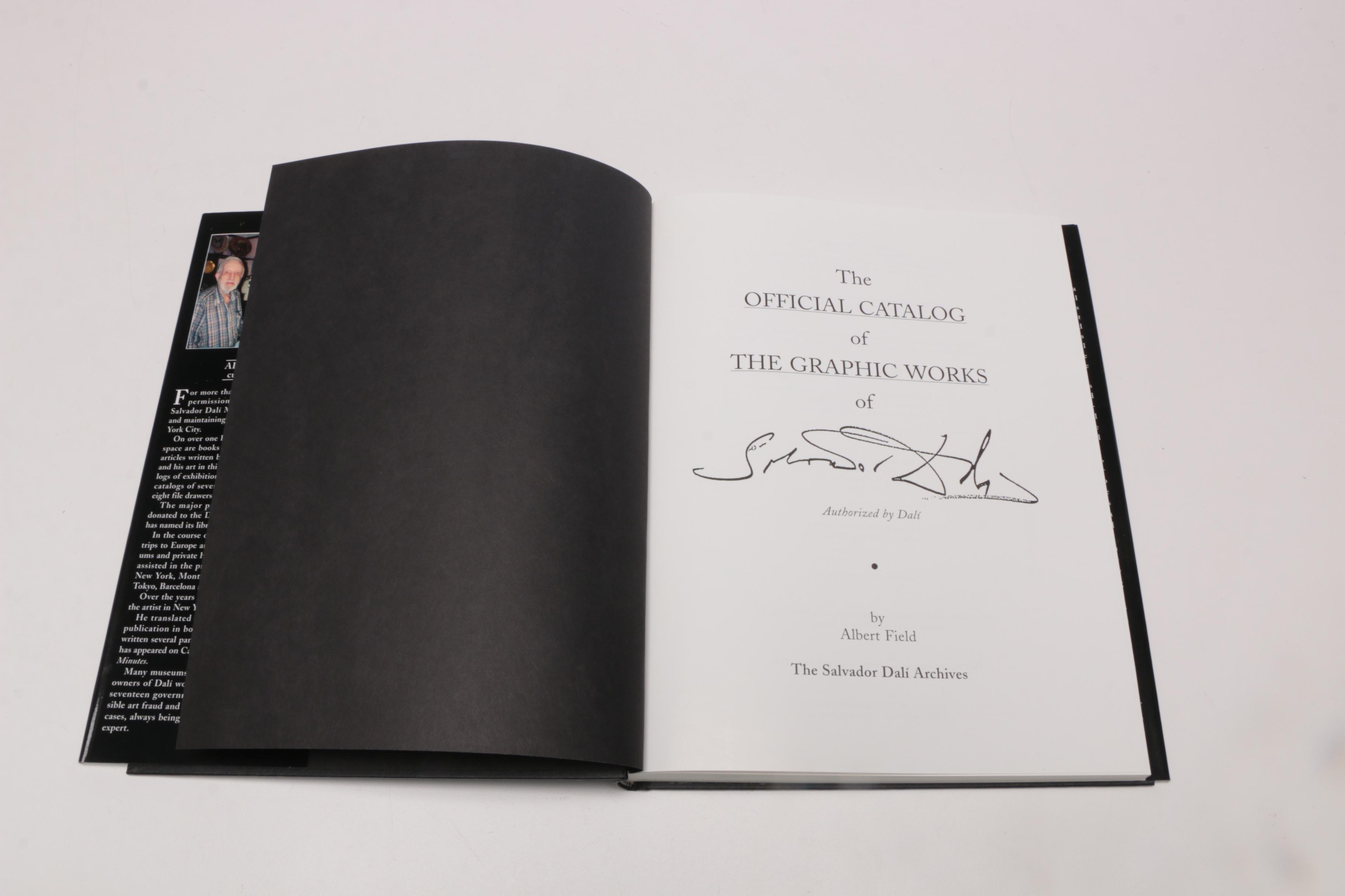 Authorized "The Official Catalog of the Graphic Works of Salvador Dalí" by Field