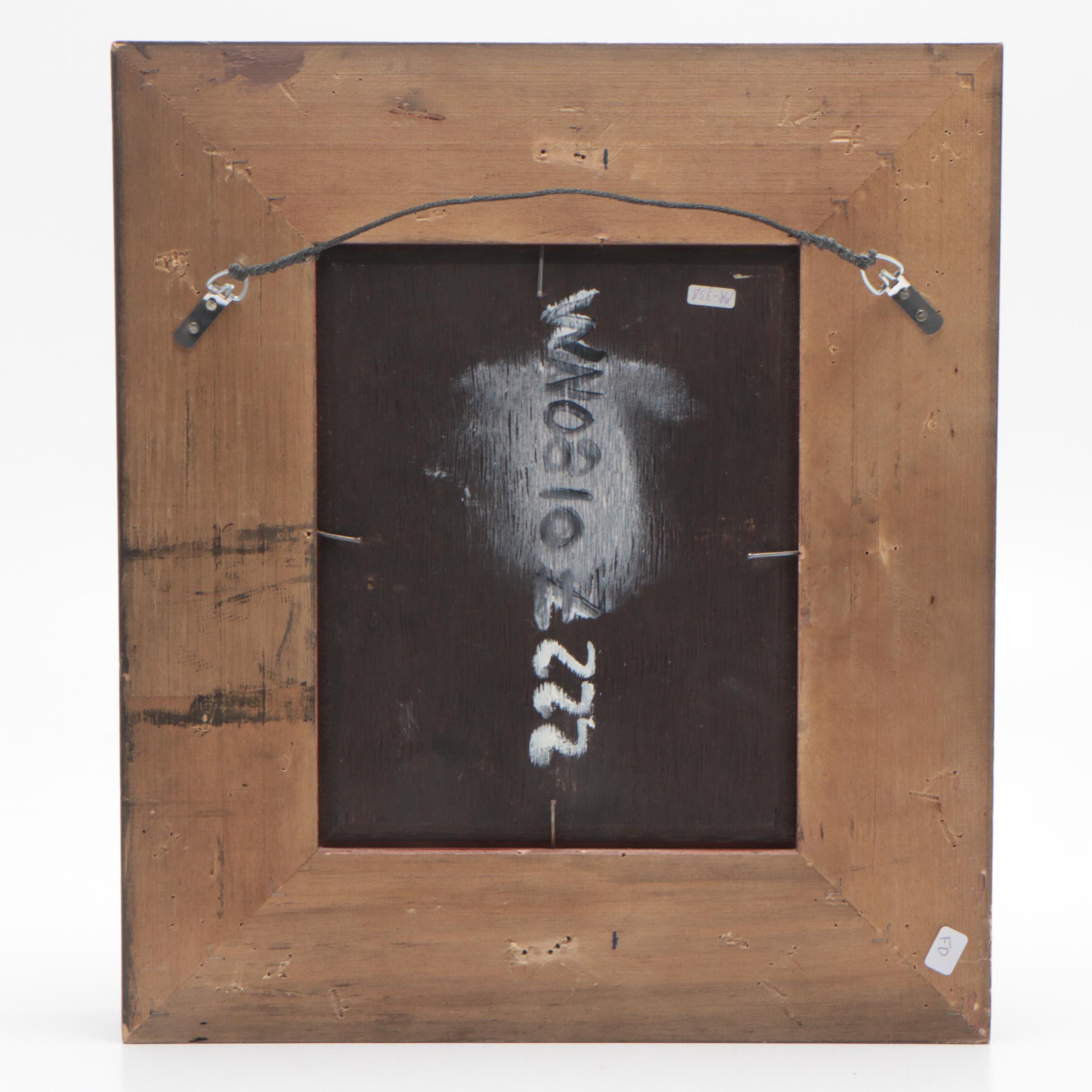 The Card Game Oil Painting