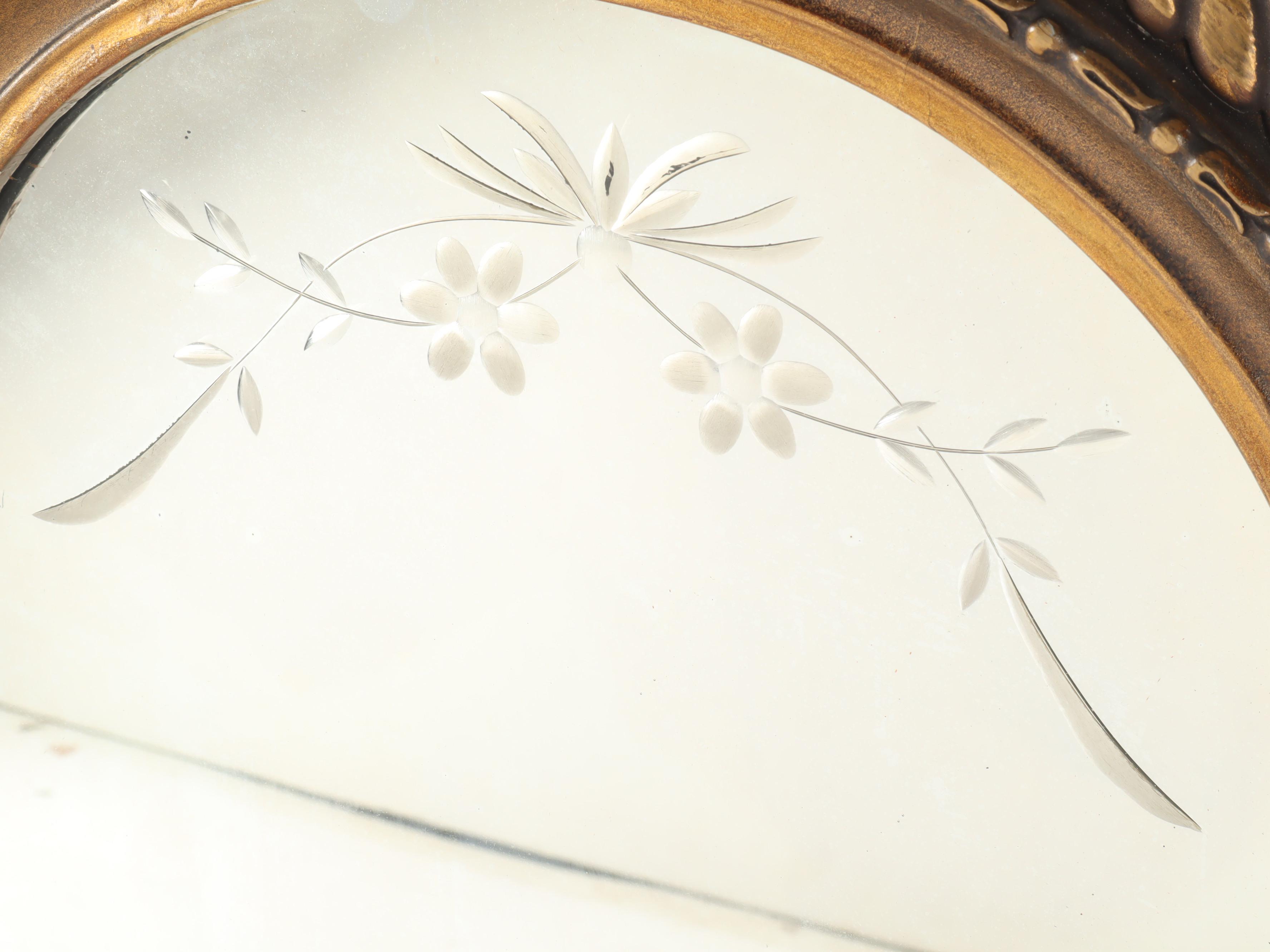 Two Wall Mirrors Featuring Nurre Maestro, Mid to Late 20th Century