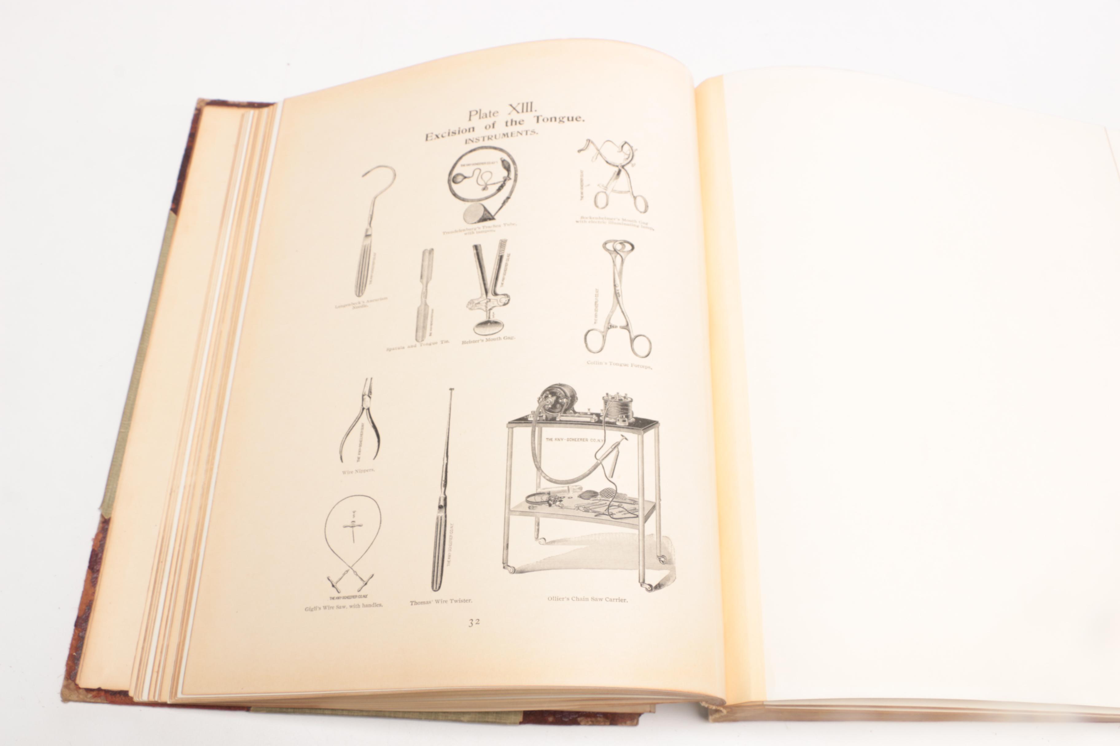 1906 "Atlas of Typical Operations in Surgery" by Bockenheimer and Frohse