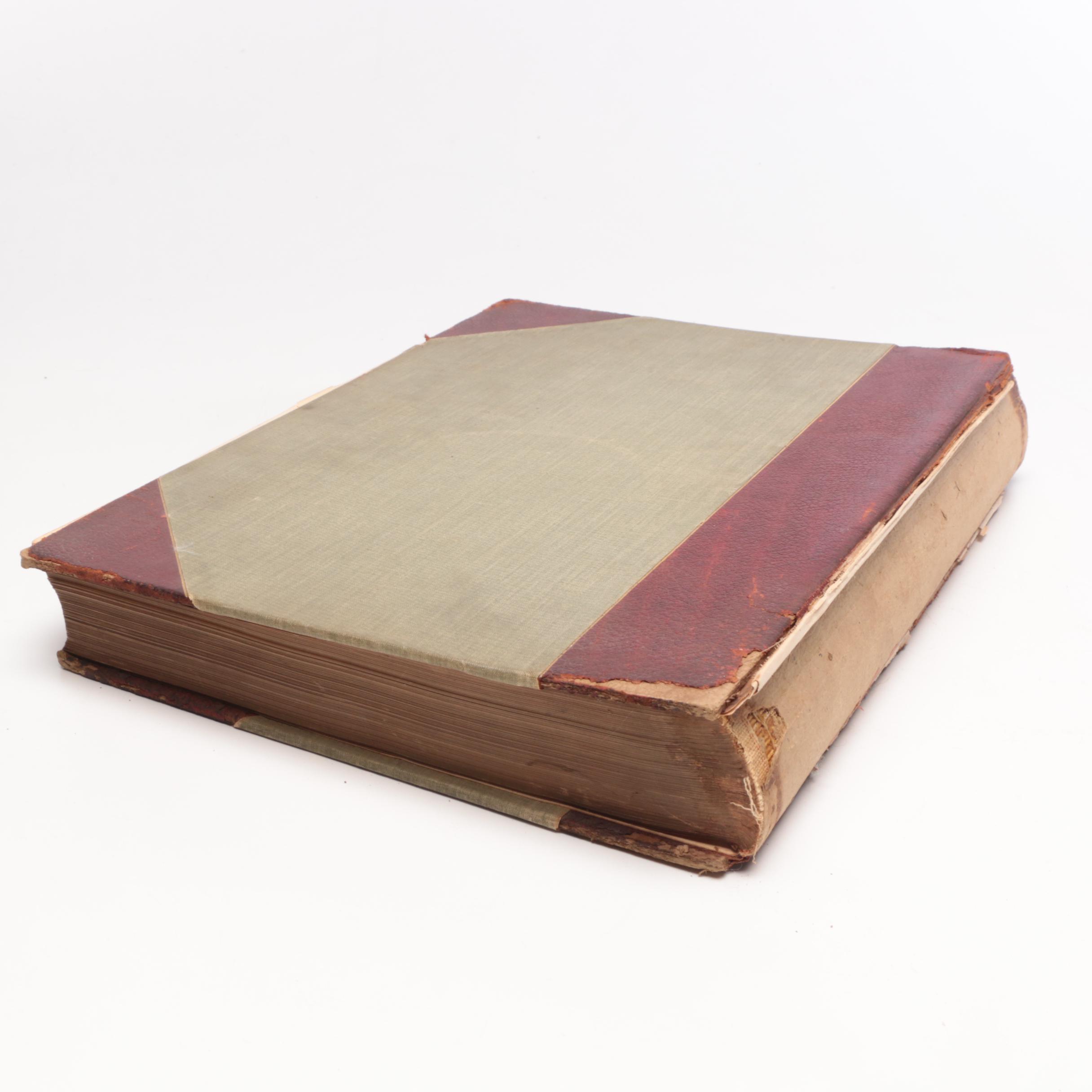 1906 "Atlas of Typical Operations in Surgery" by Bockenheimer and Frohse