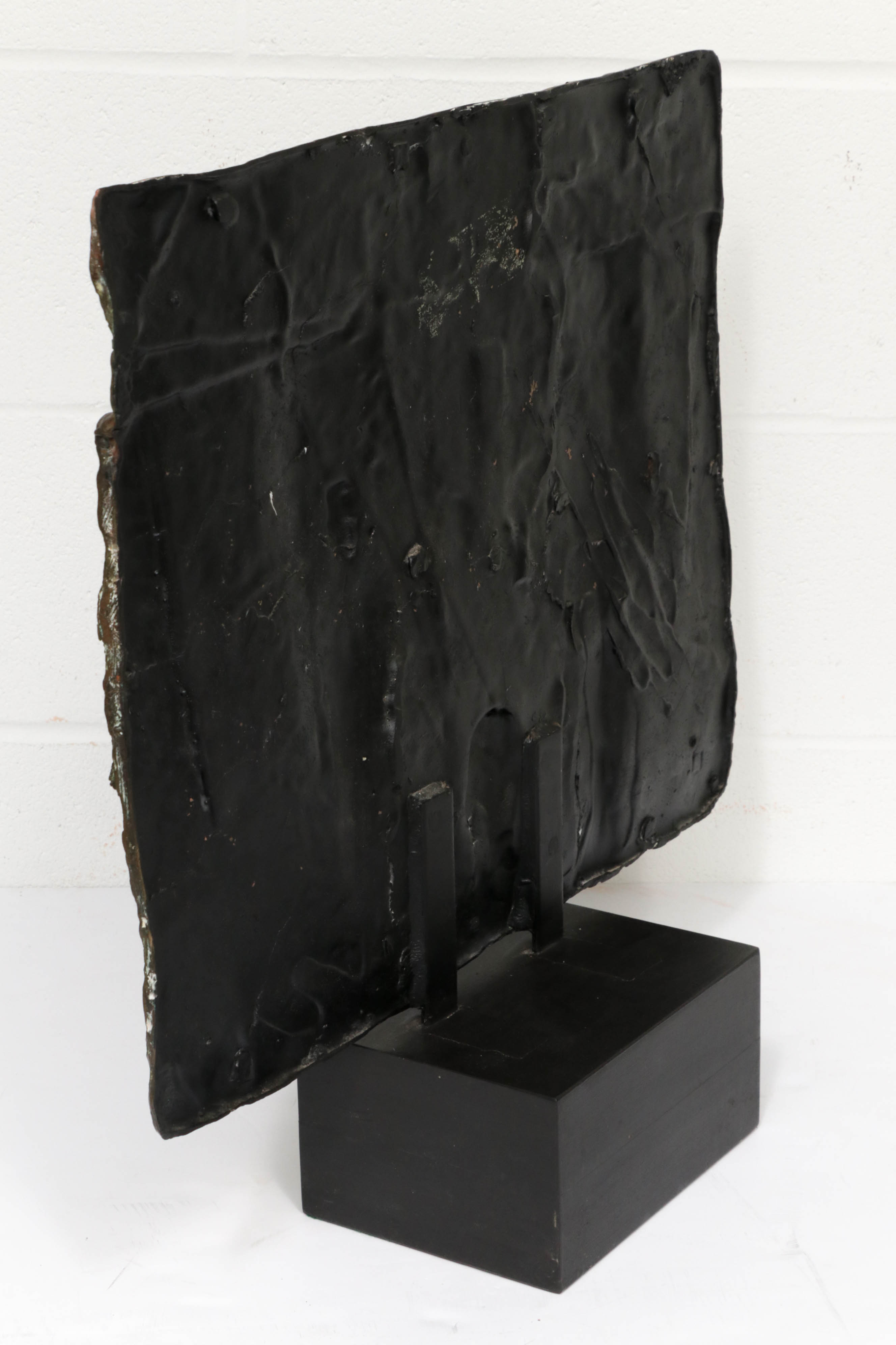 Jack Greaves Abstract Bronze Panel Sculpture