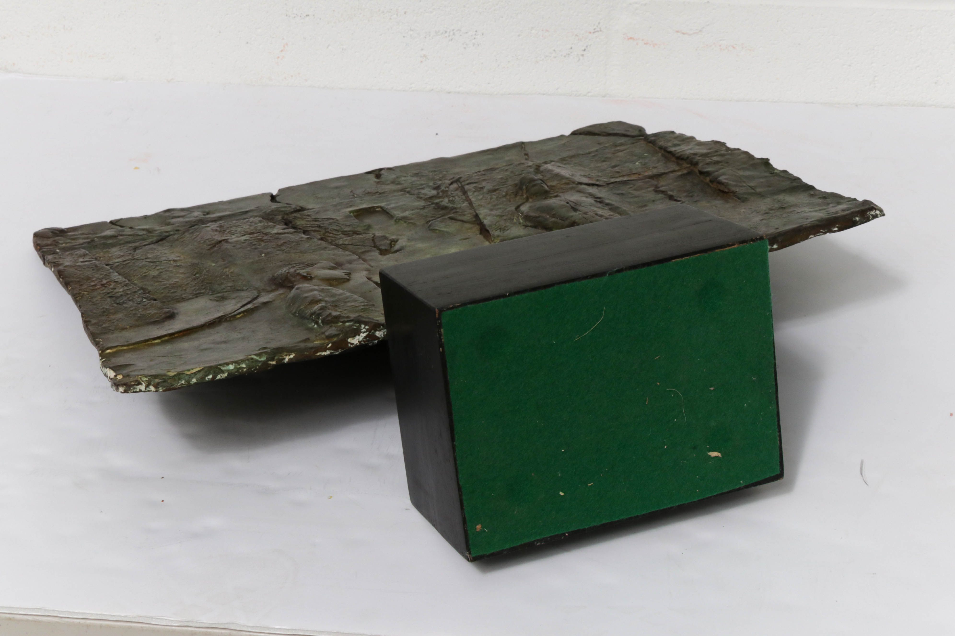 Jack Greaves Abstract Bronze Panel Sculpture