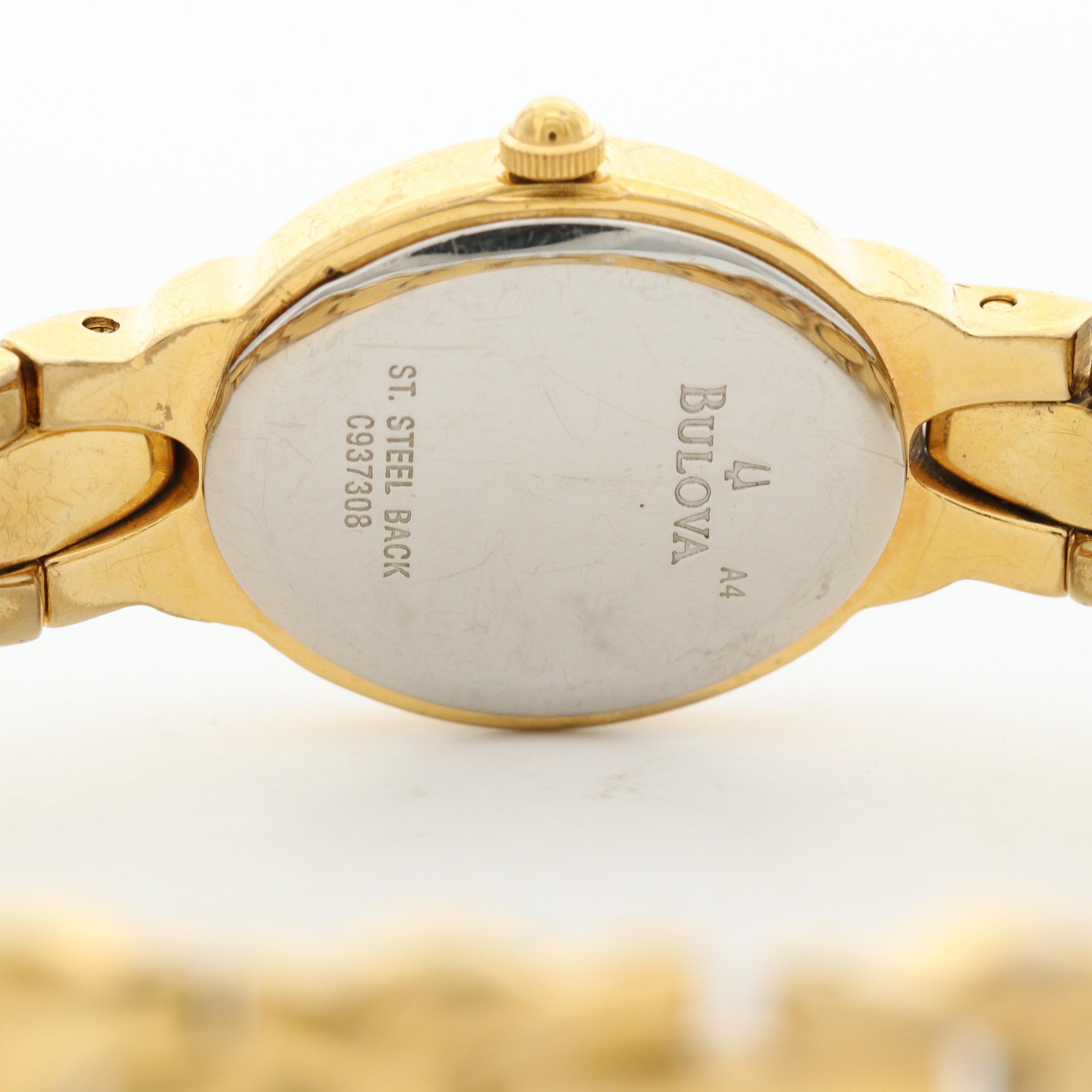 Bulova Mother of Pearl and Diamond Watch