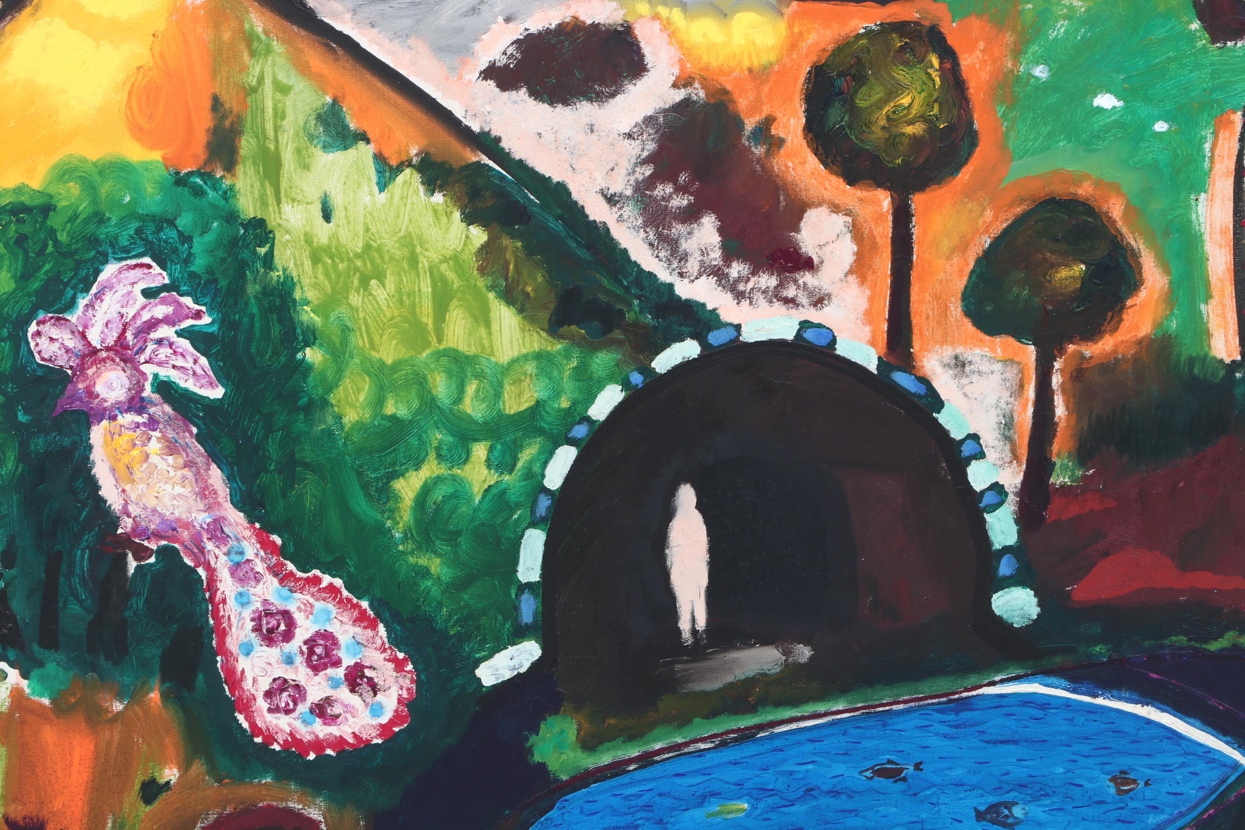 Francisco Sainz Abstract Landscape Oil Painting