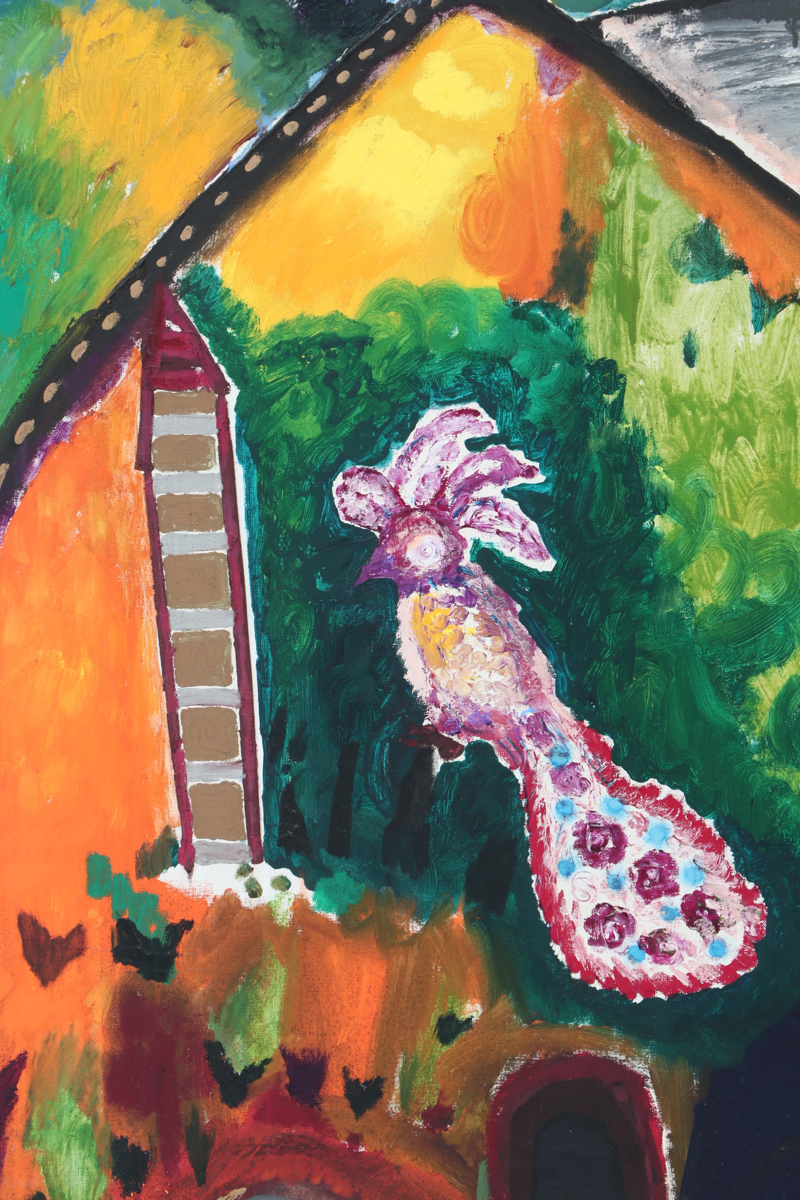 Francisco Sainz Abstract Landscape Oil Painting