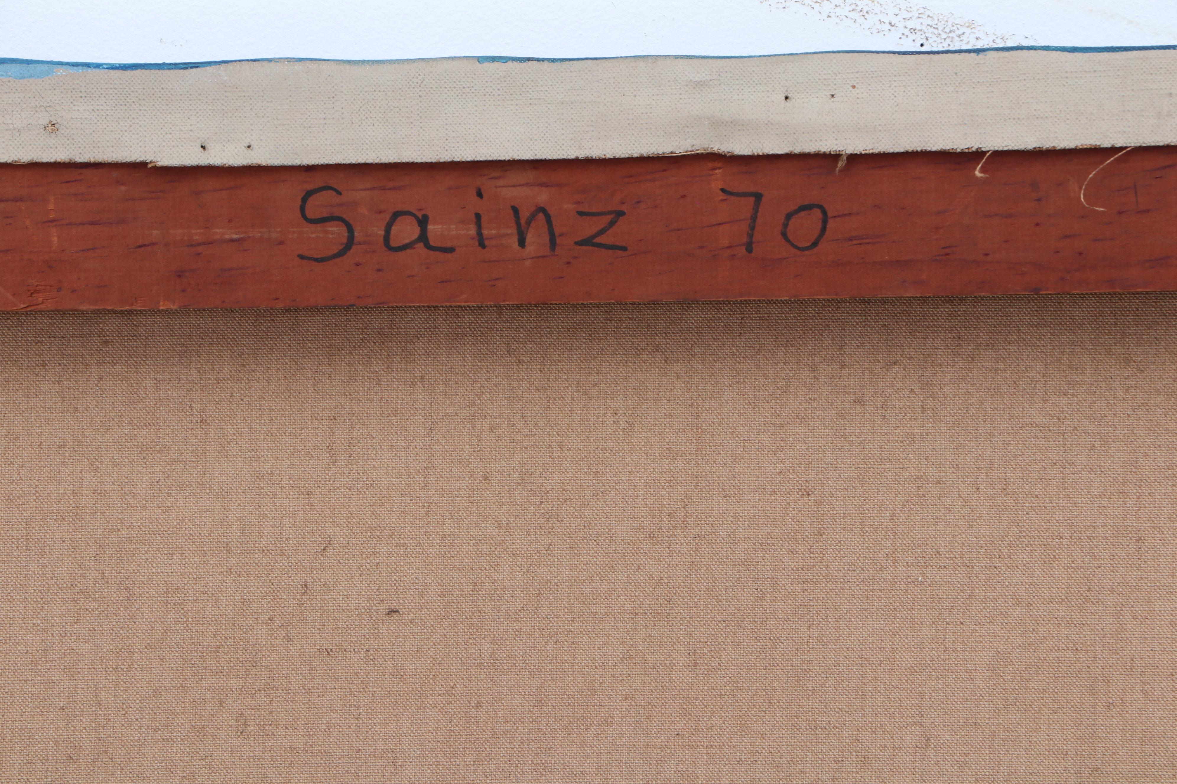 Francisco Sainz Abstract Landscape Oil Painting