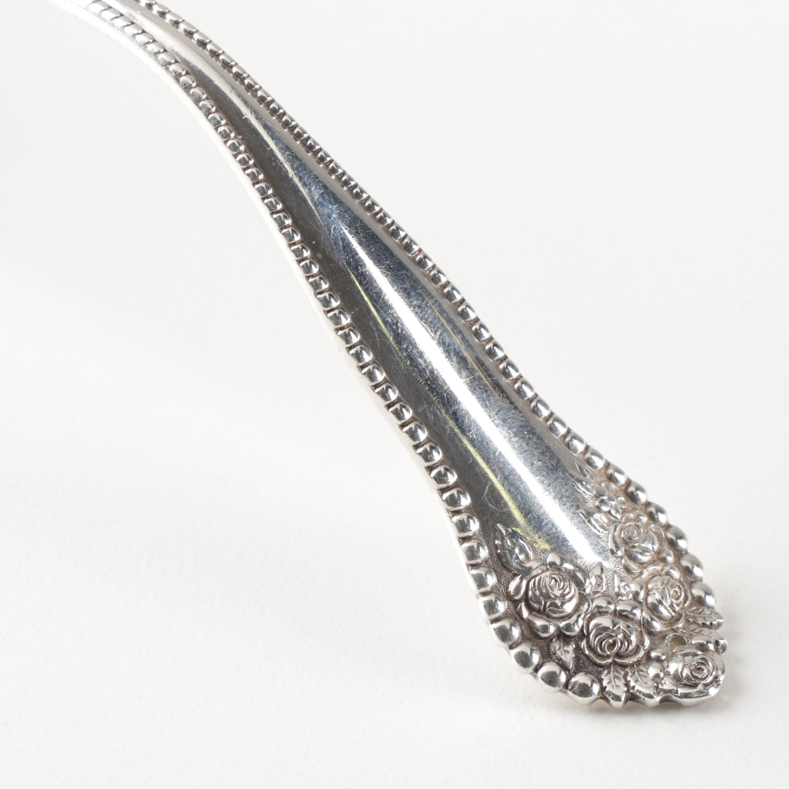 Gorham "Lancaster" and Sterling Silver Serving Utensils