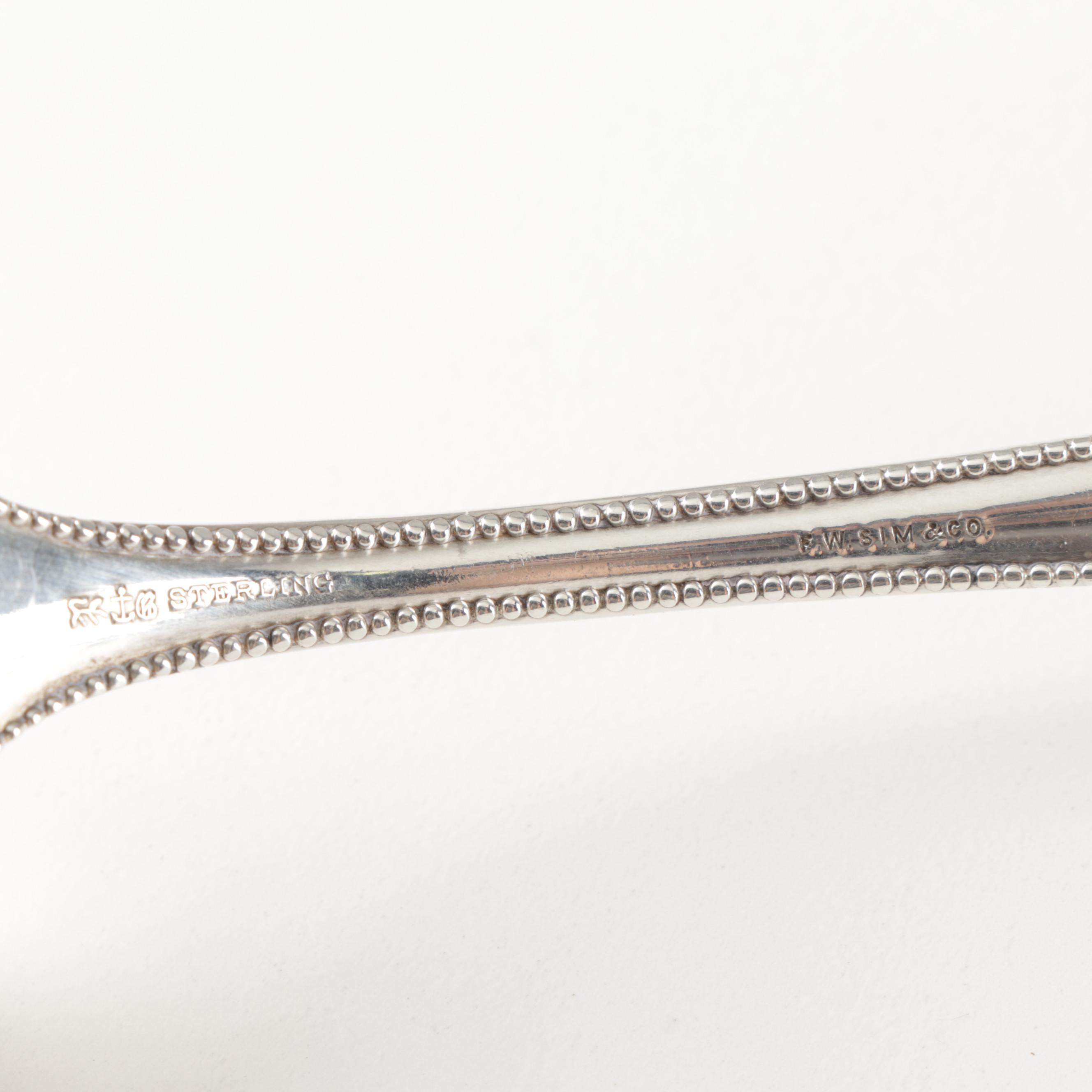 Gorham "Lancaster" and Sterling Silver Serving Utensils