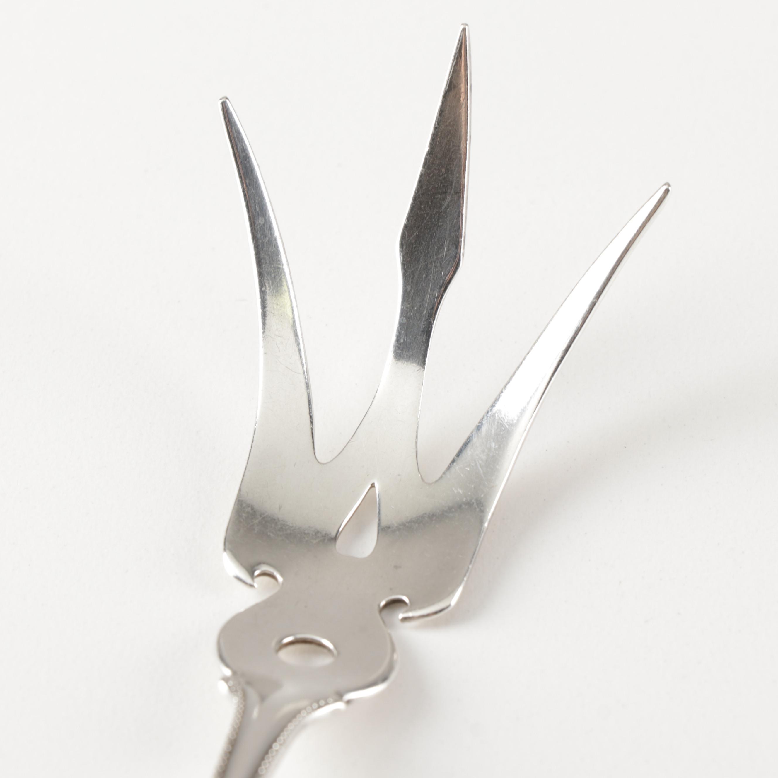 Gorham "Lancaster" and Sterling Silver Serving Utensils