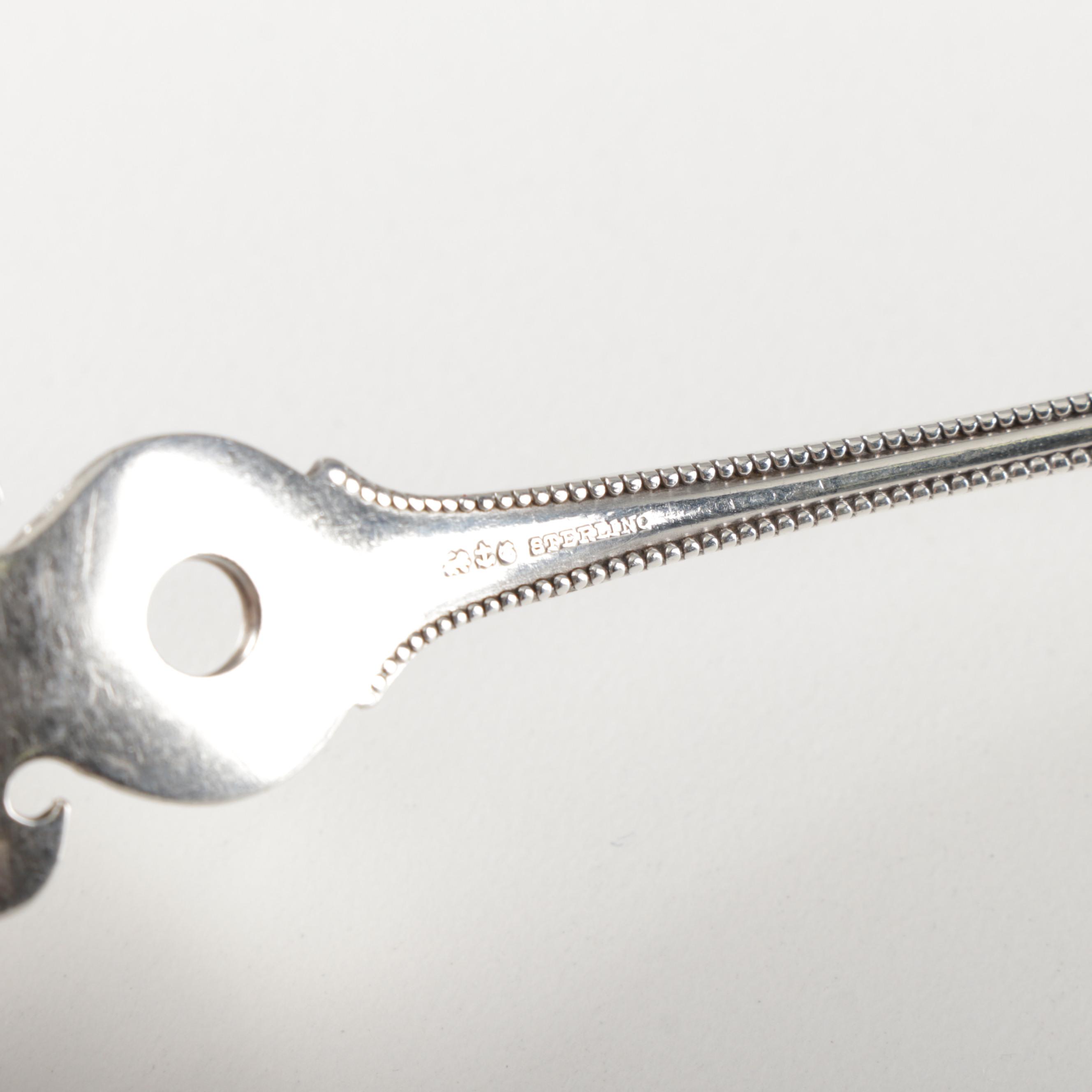 Gorham "Lancaster" and Sterling Silver Serving Utensils