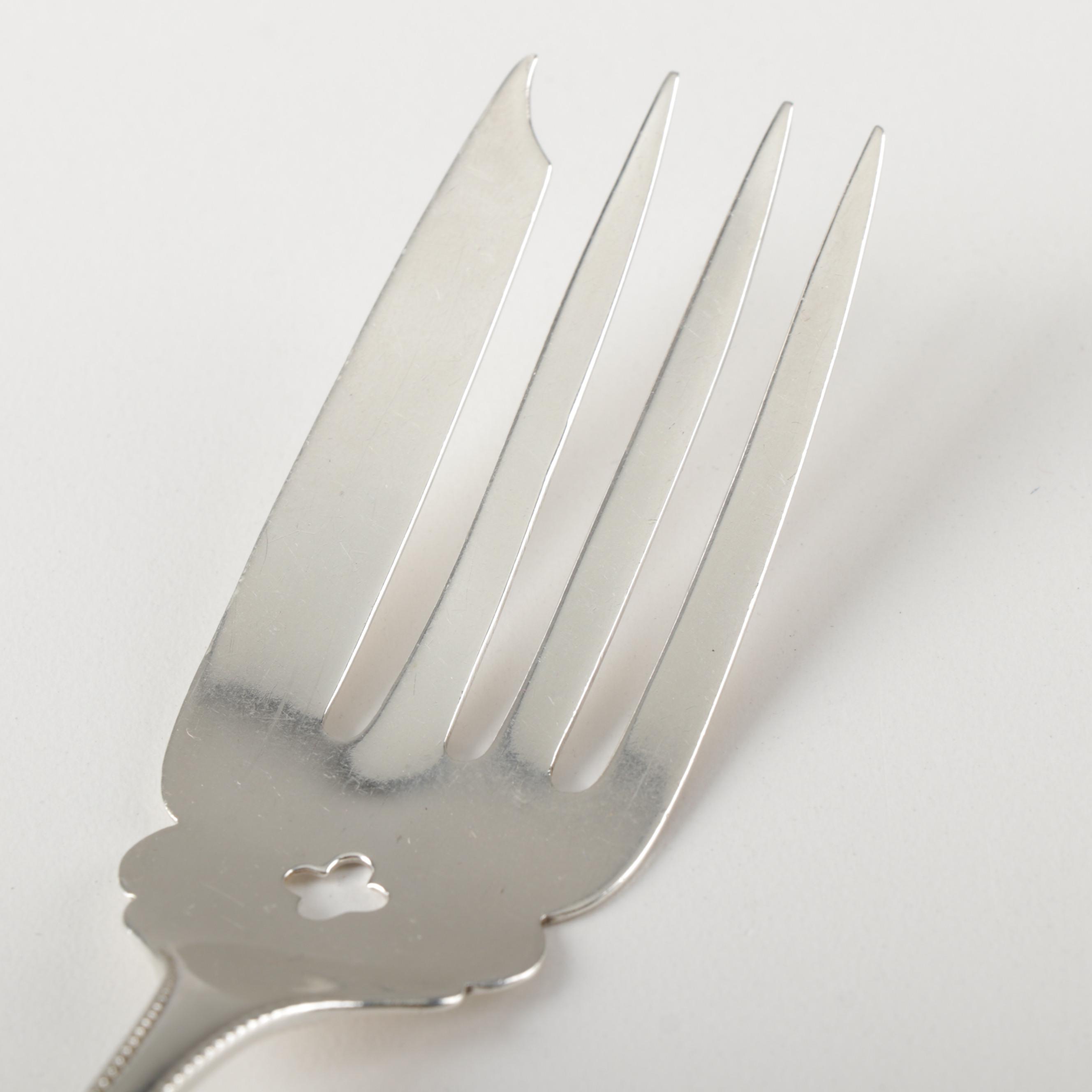 Gorham "Lancaster" and Sterling Silver Serving Utensils