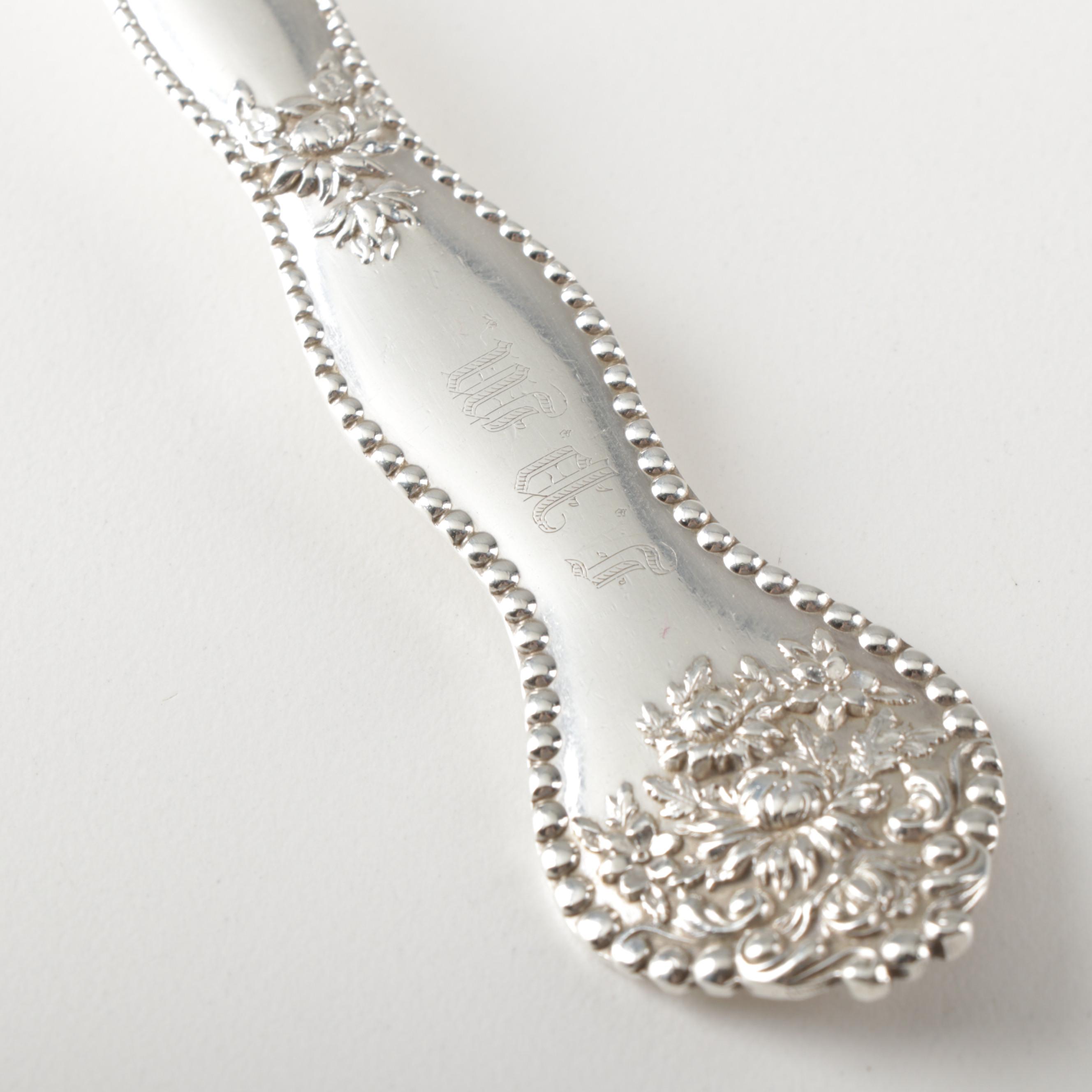 Gorham "Lancaster" and Sterling Silver Serving Utensils