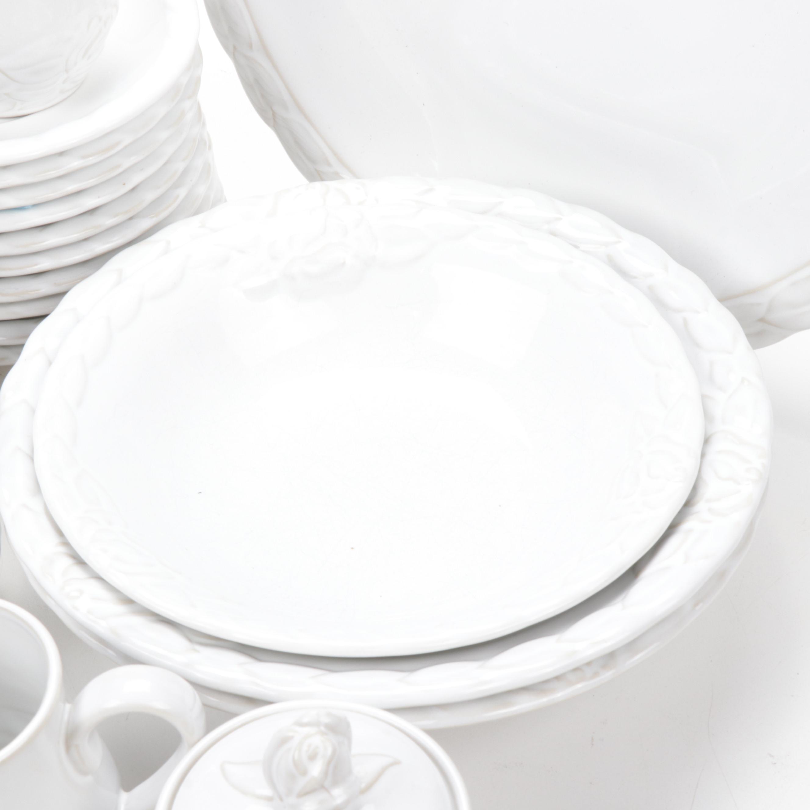 Christian Dior "French Country Rose" Tea and Saucer Set with Serveware