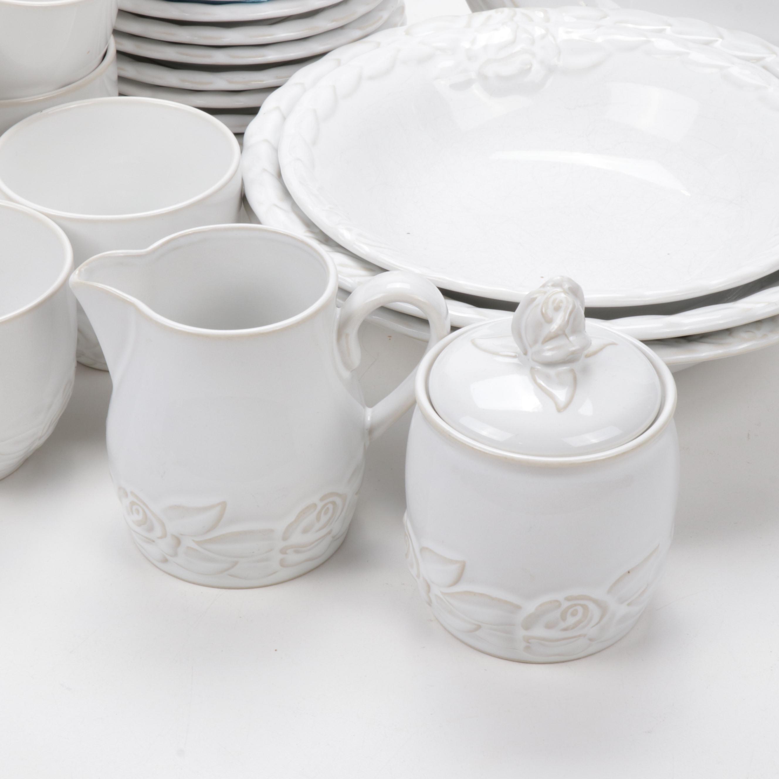 Christian Dior "French Country Rose" Tea and Saucer Set with Serveware