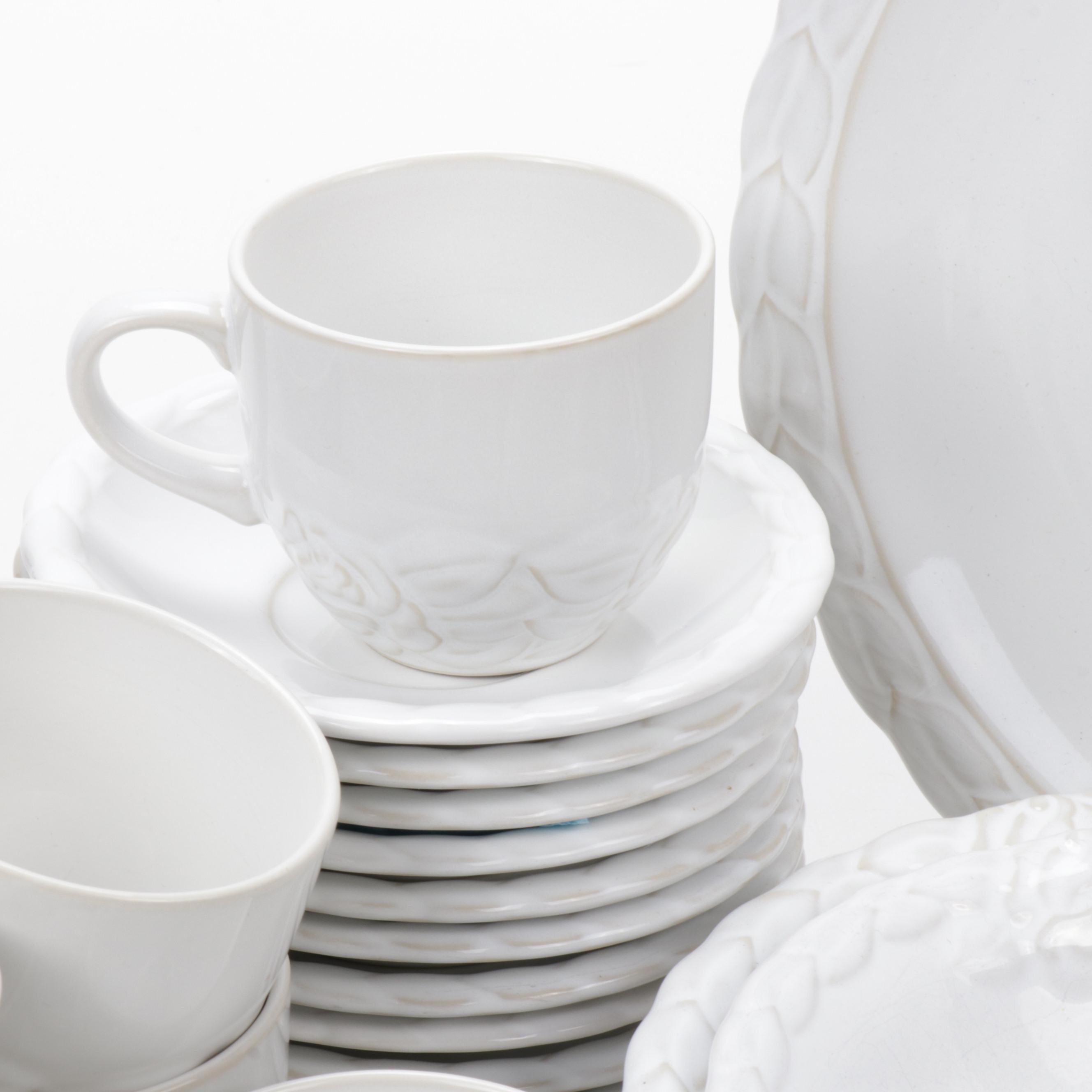 Christian Dior "French Country Rose" Tea and Saucer Set with Serveware