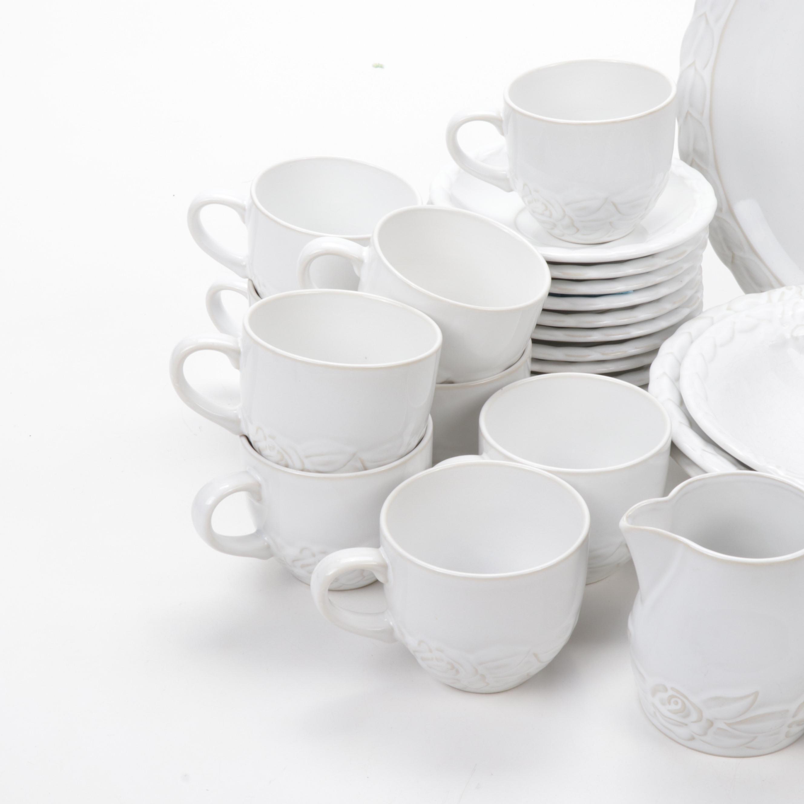 Christian Dior "French Country Rose" Tea and Saucer Set with Serveware