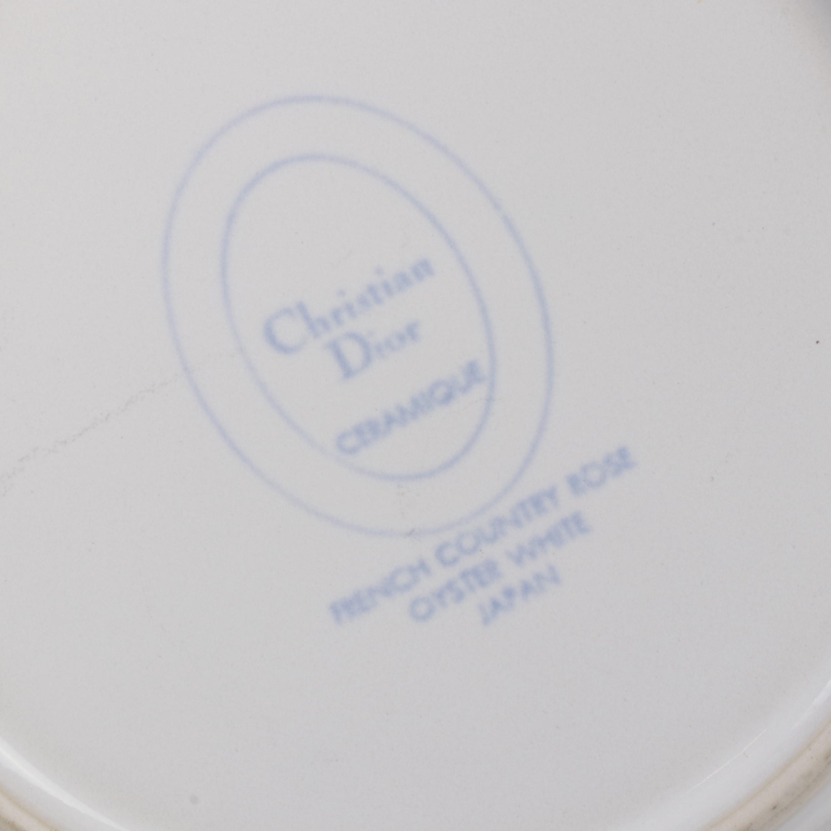 Christian Dior "French Country Rose" Tea and Saucer Set with Serveware