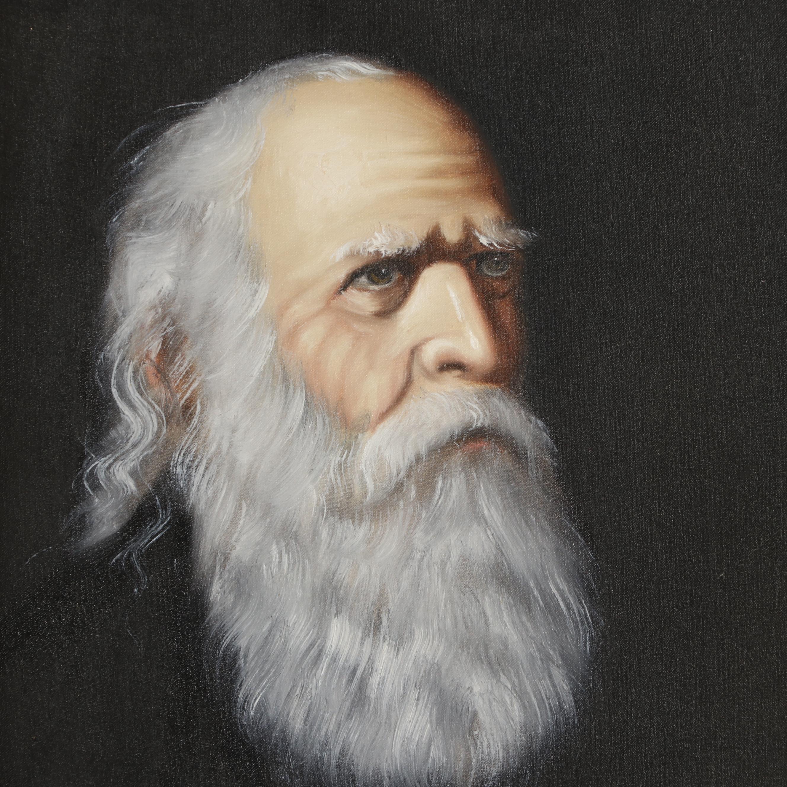 J. Fuller Portrait Oil Painting