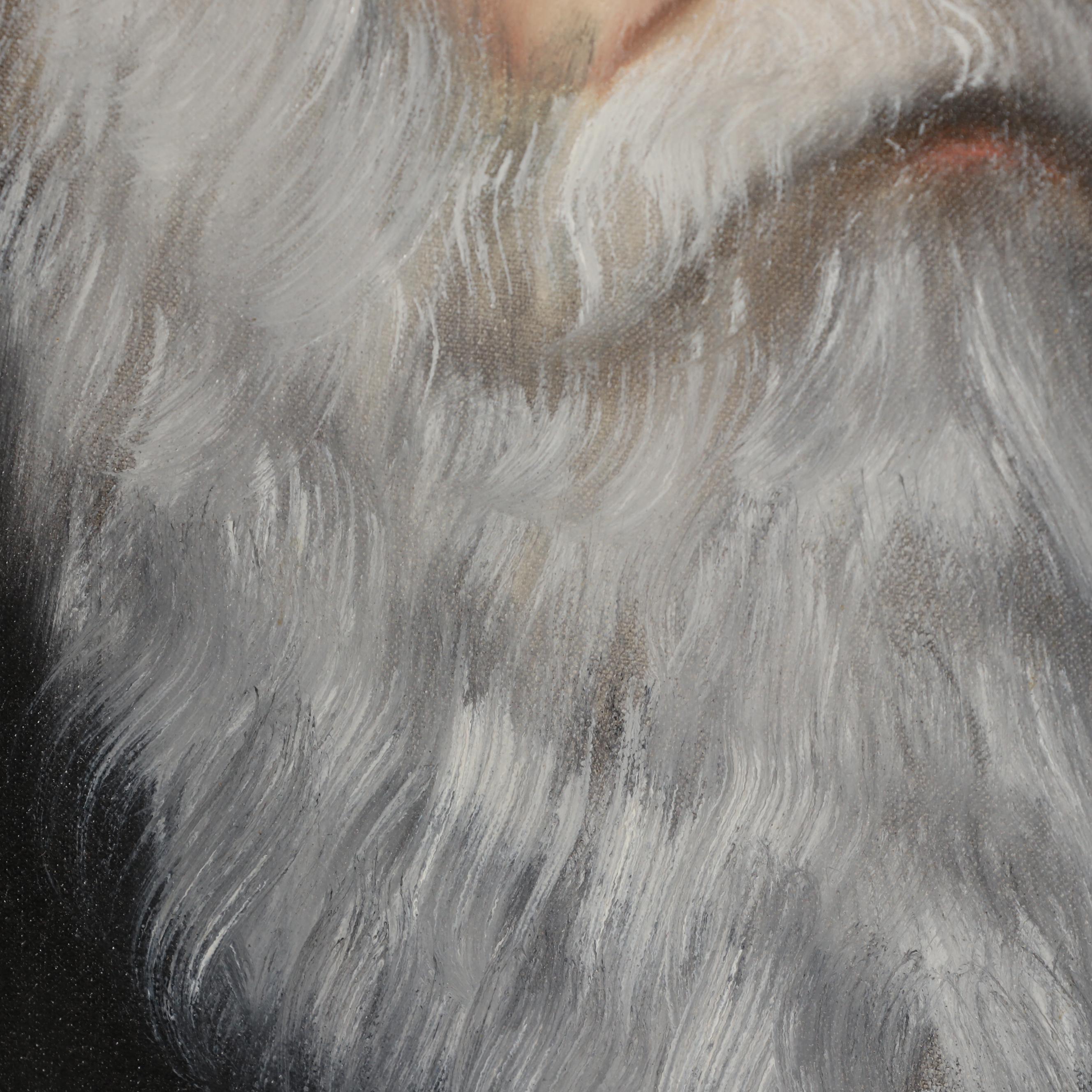 J. Fuller Portrait Oil Painting