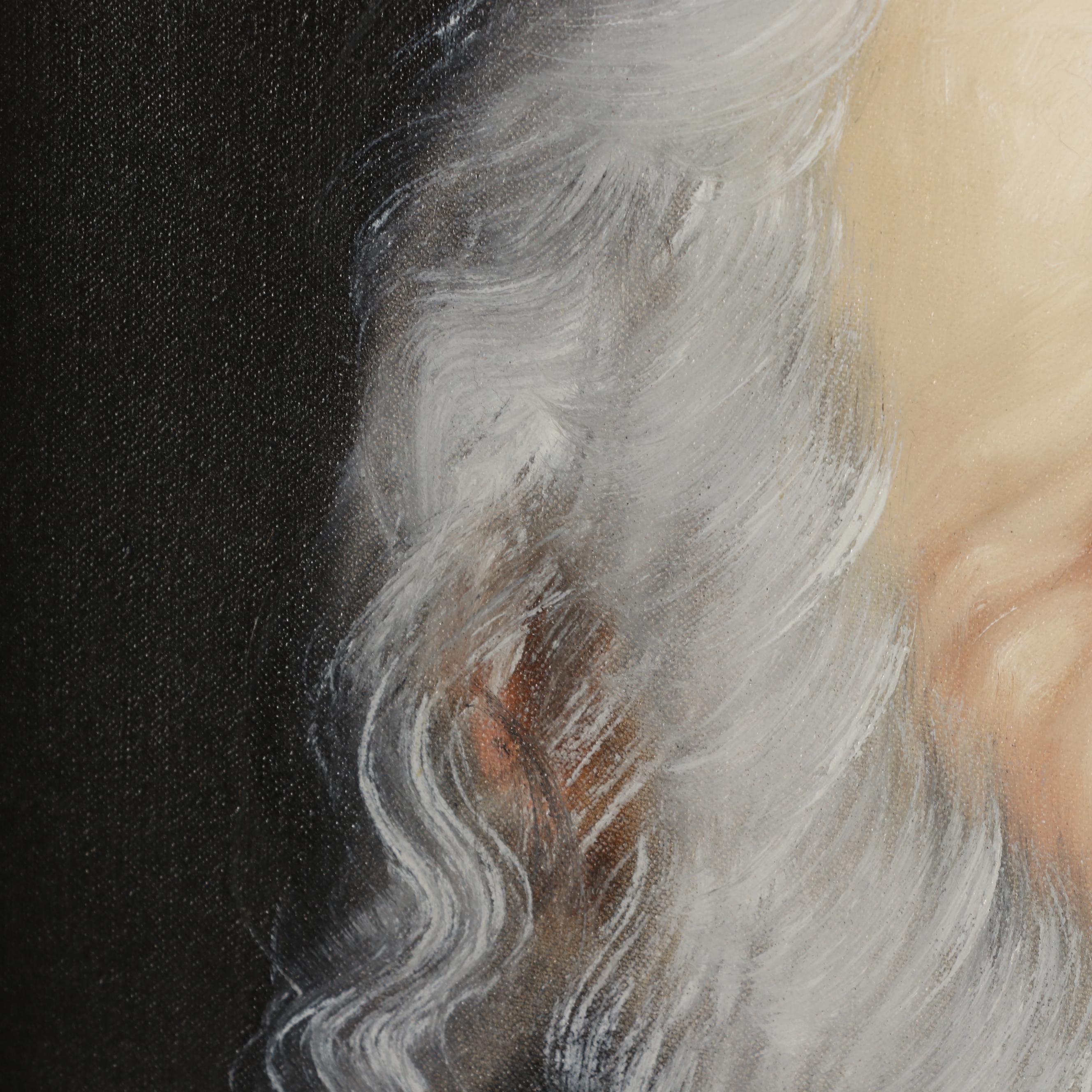 J. Fuller Portrait Oil Painting