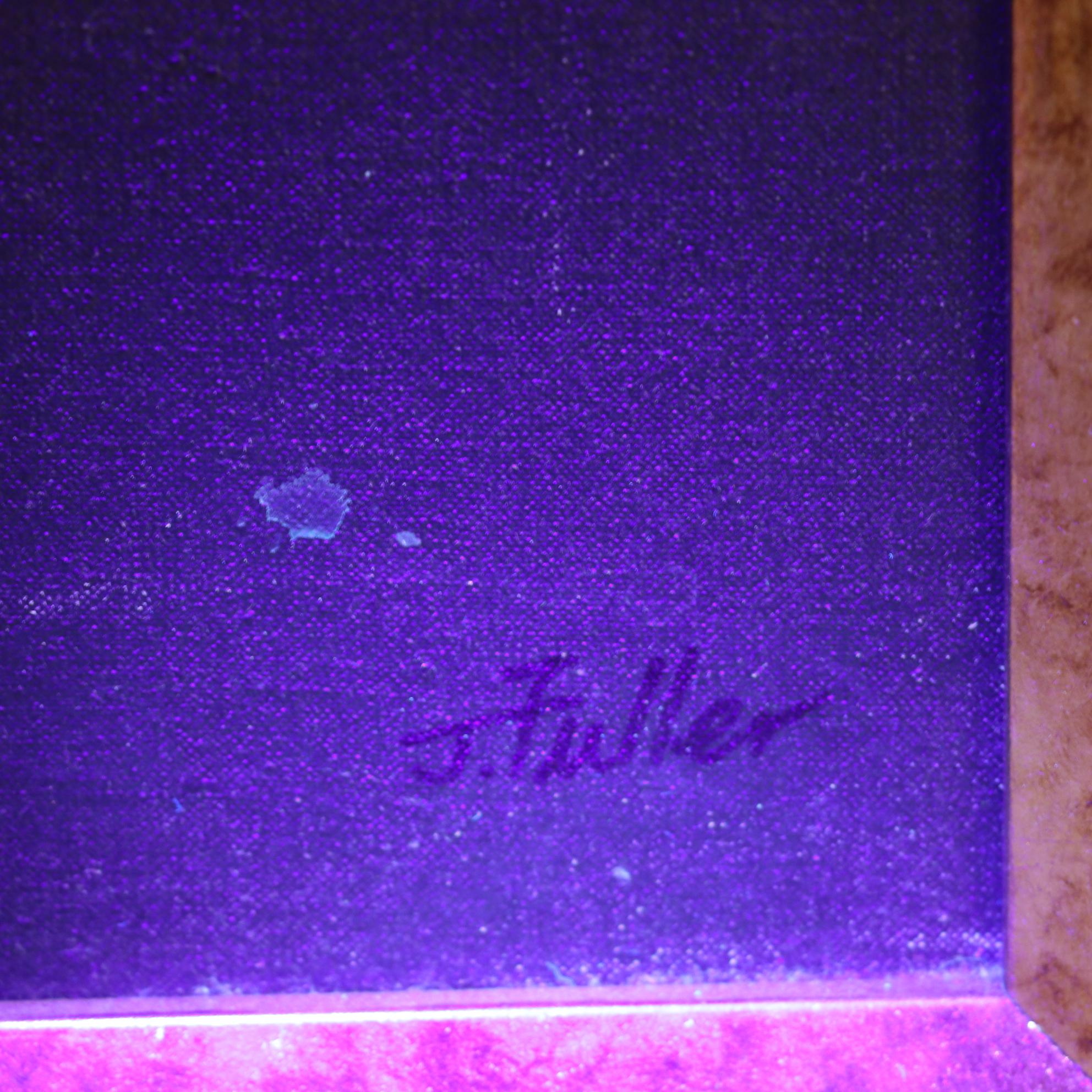 J. Fuller Portrait Oil Painting