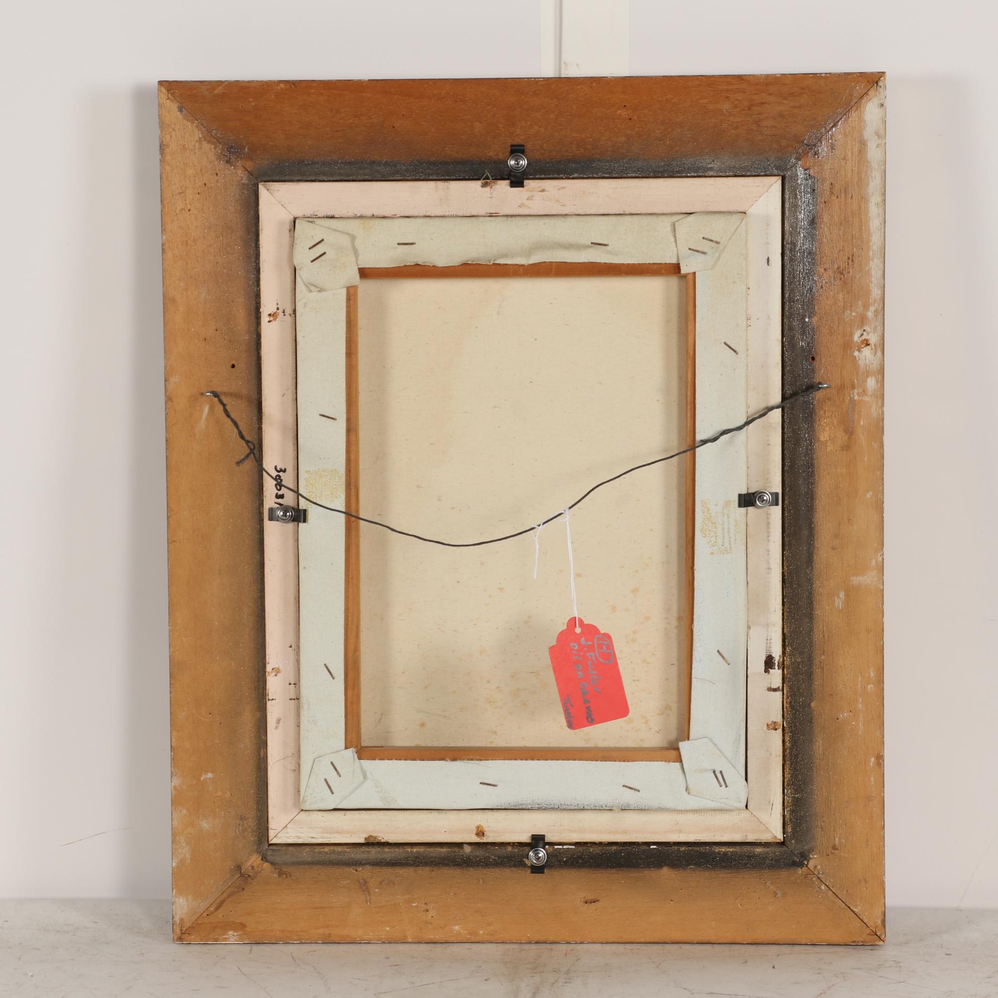 J. Fuller Portrait Oil Painting