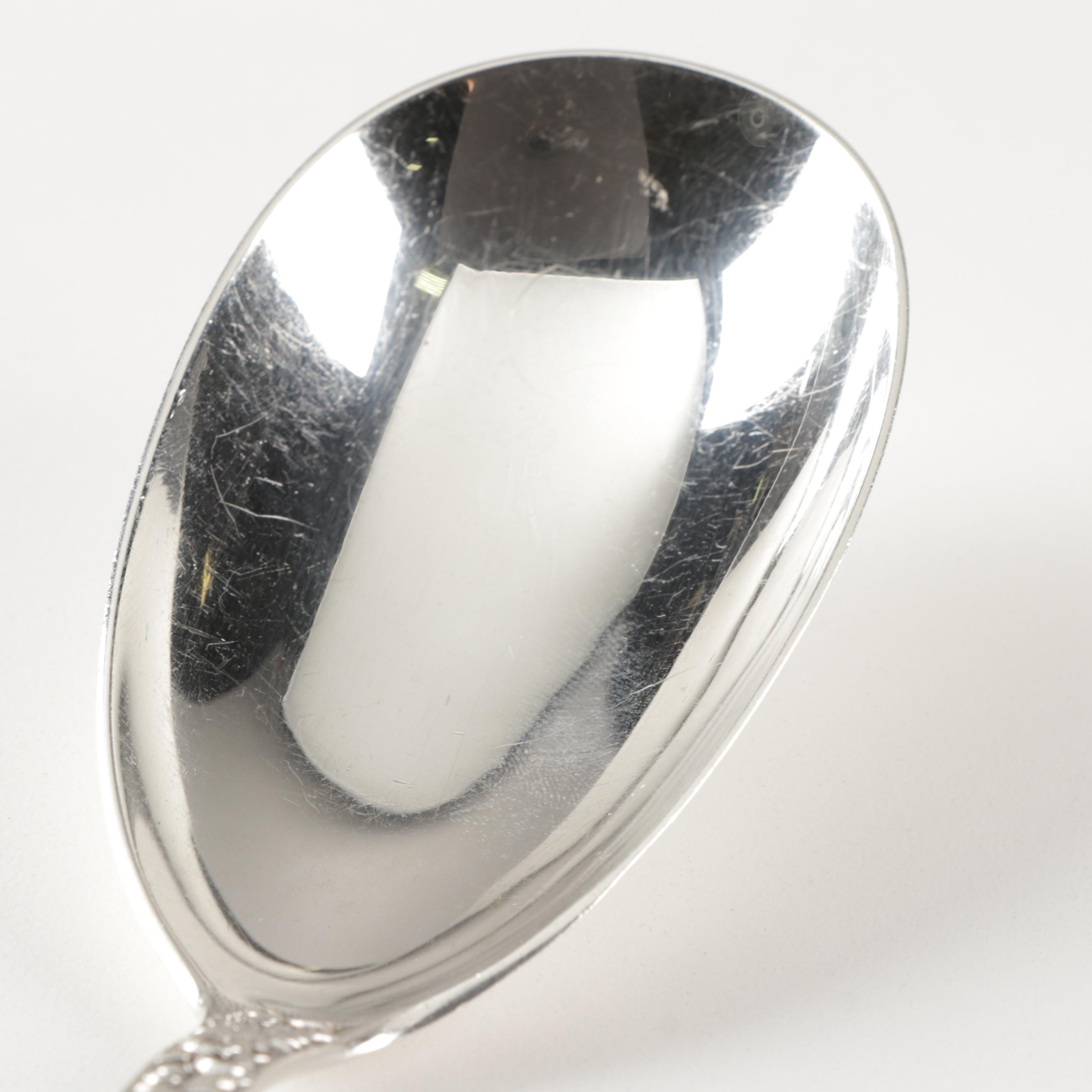 Kirk-Stieff "Repousse" and "Stieff Rose" Sterling Silver Serving Utensils