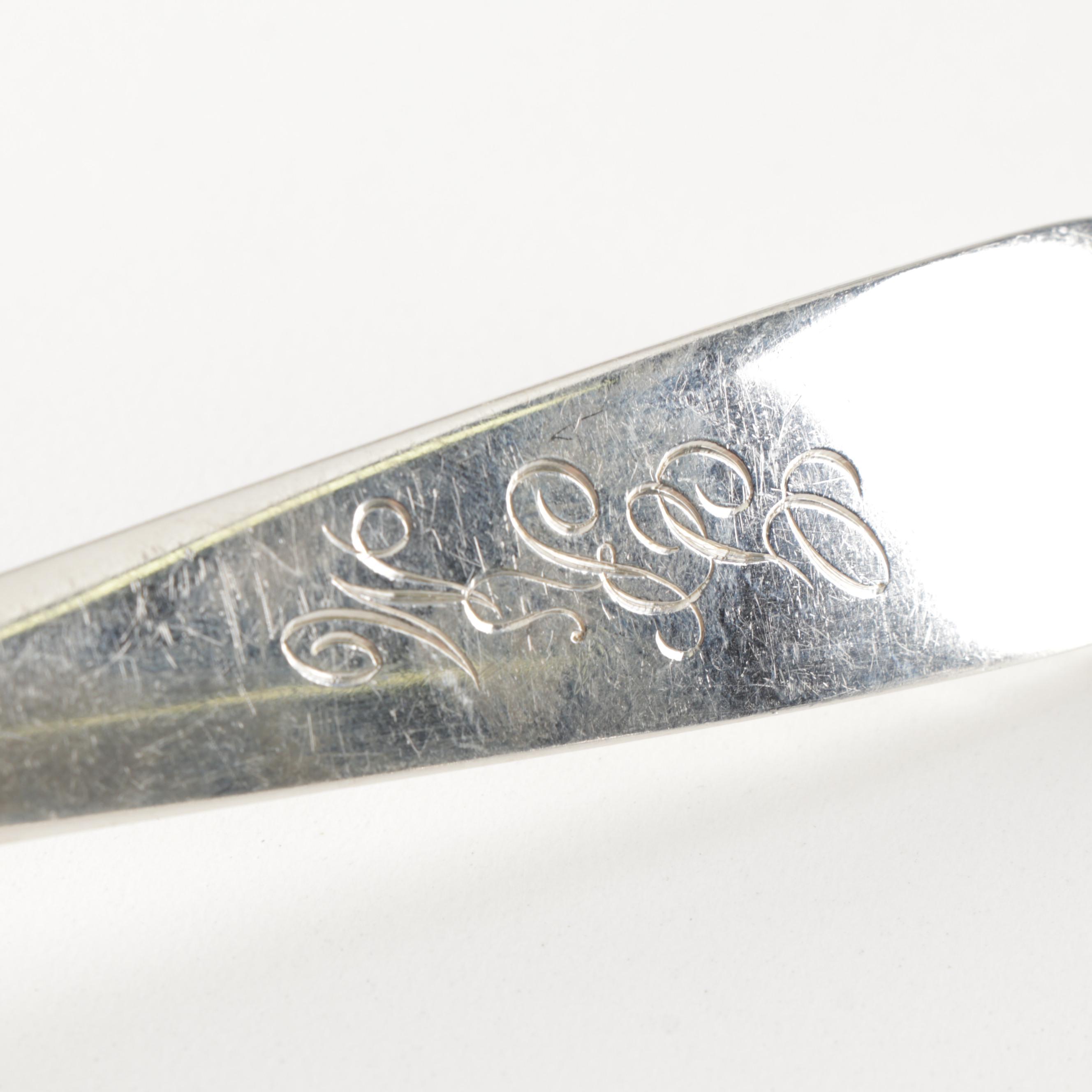 Kirk-Stieff "Repousse" and "Stieff Rose" Sterling Silver Serving Utensils