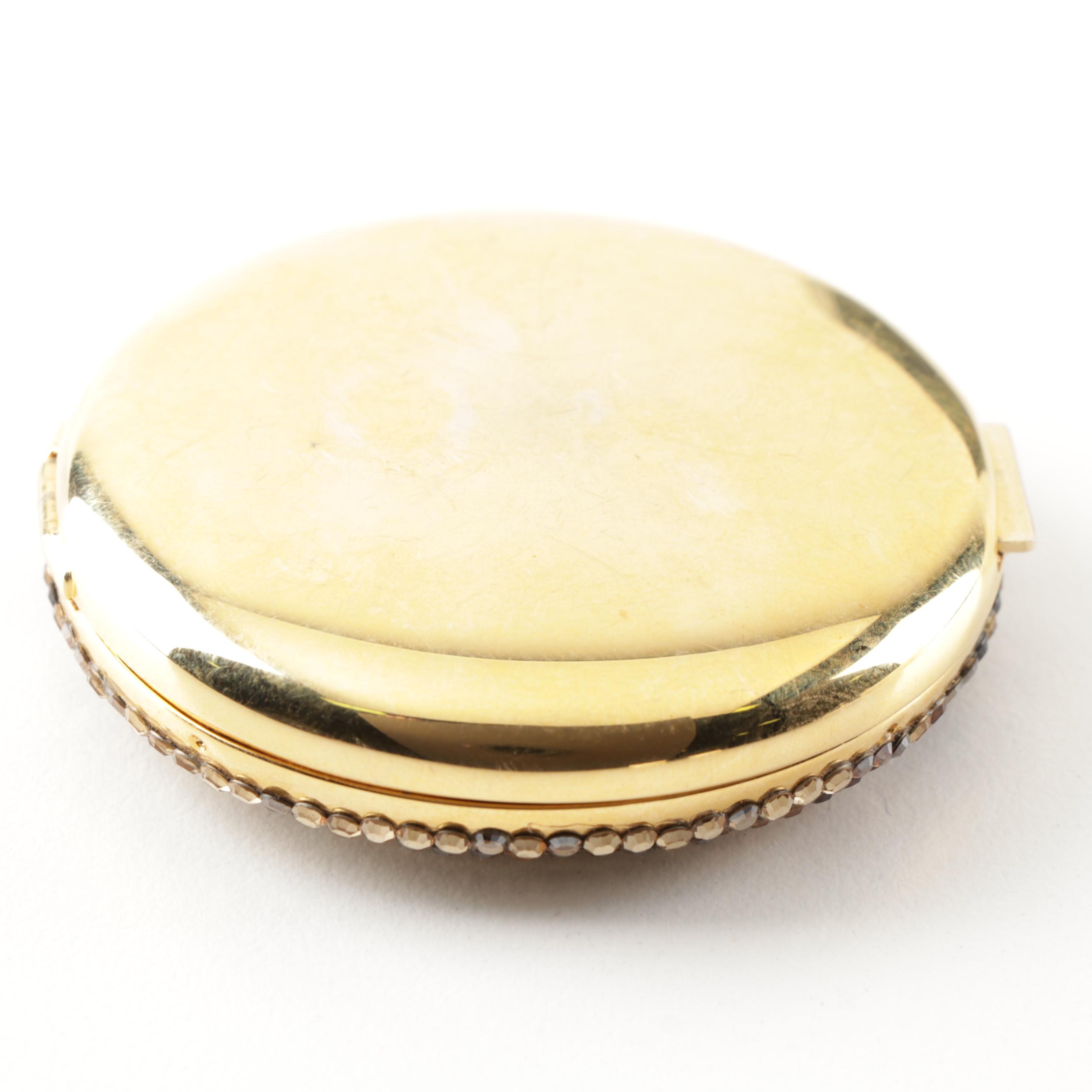 Judith Leiber Crystal Embellished Compact