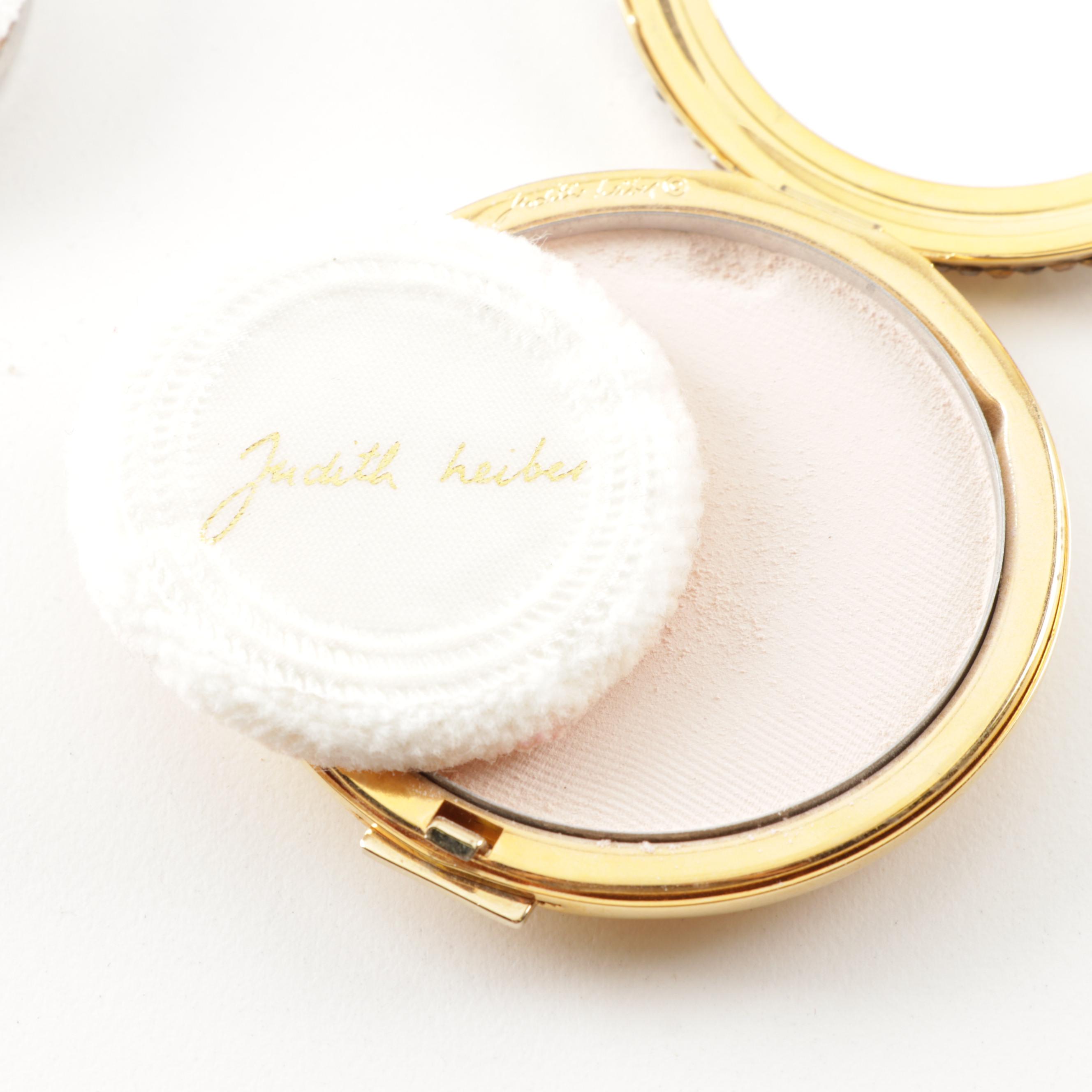 Judith Leiber Crystal Embellished Compact