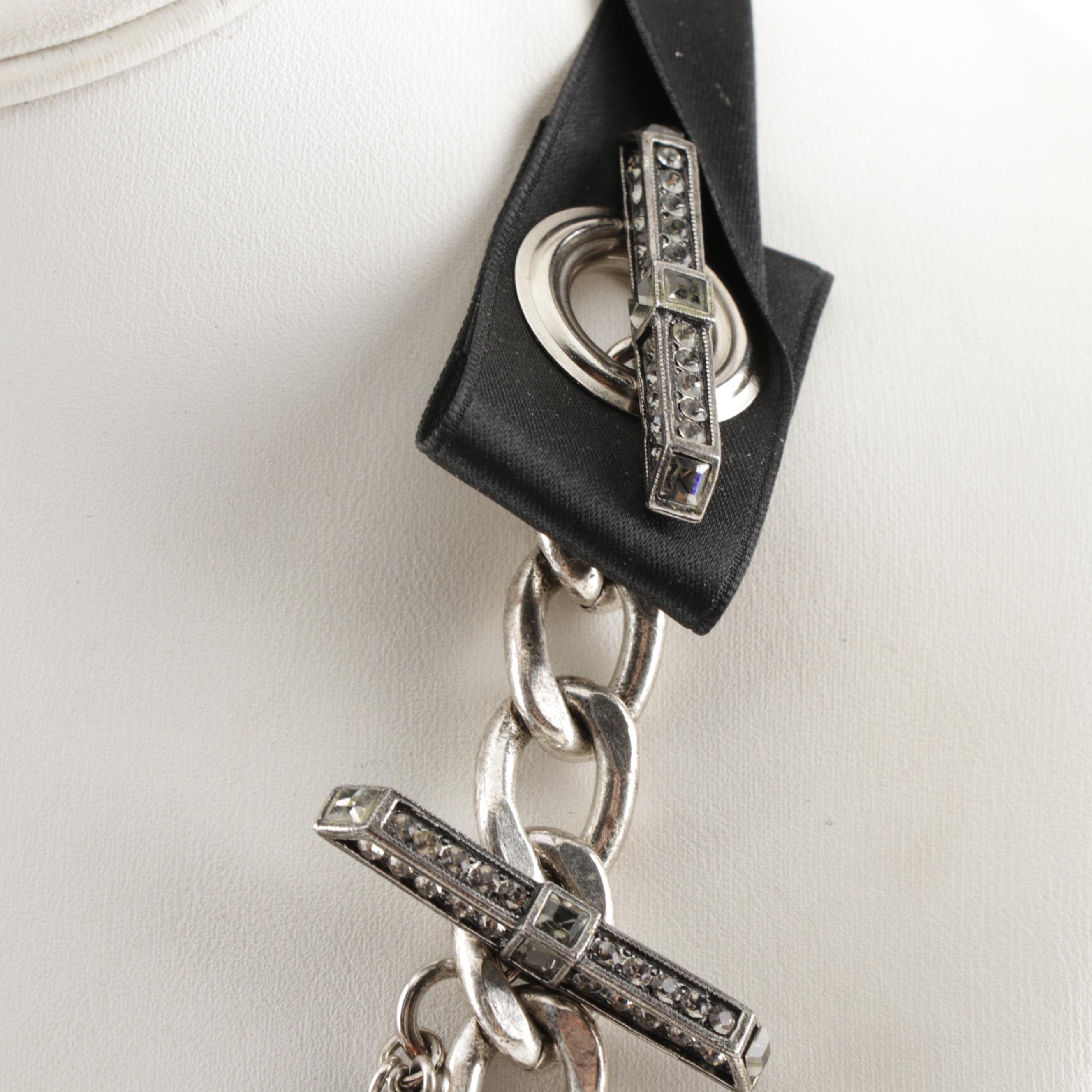 Lanvin Paris Handmade Statement Necklace