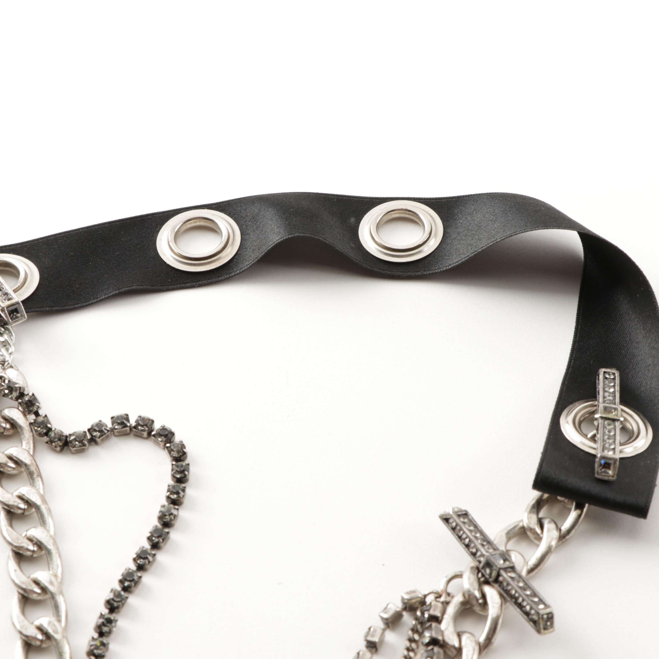 Lanvin Paris Handmade Statement Necklace