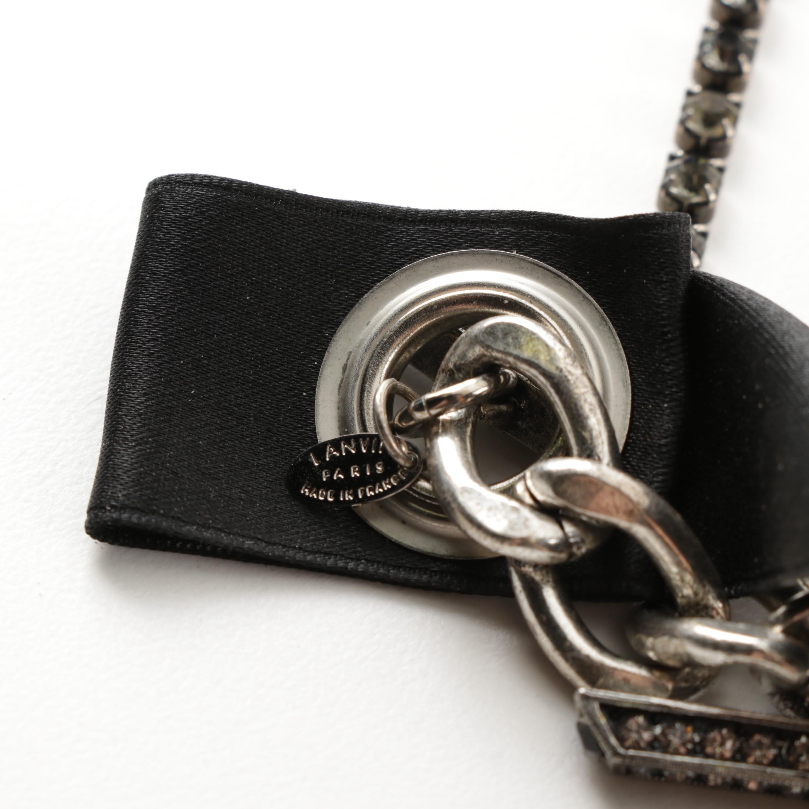 Lanvin Paris Handmade Statement Necklace