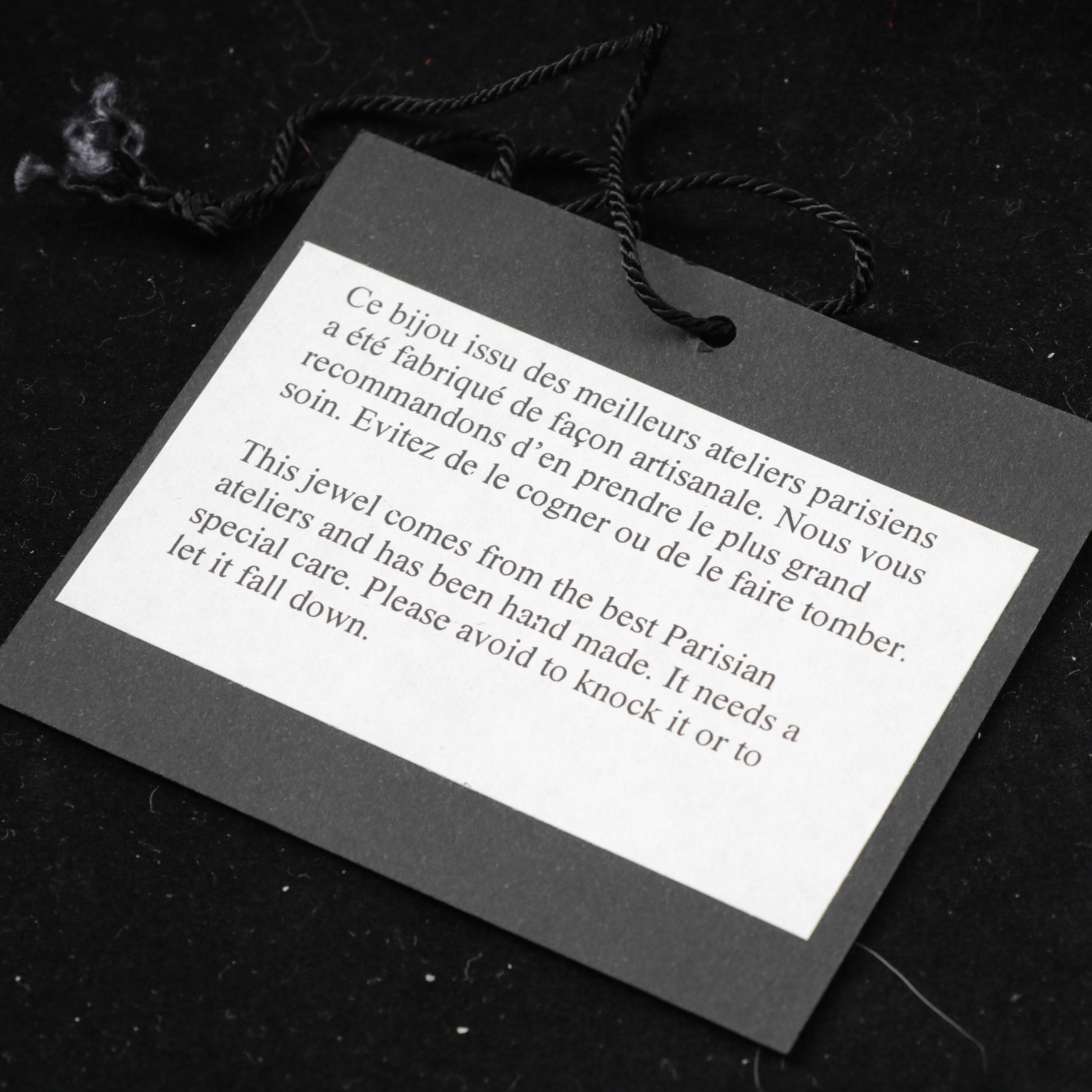 Lanvin Paris Handmade Statement Necklace