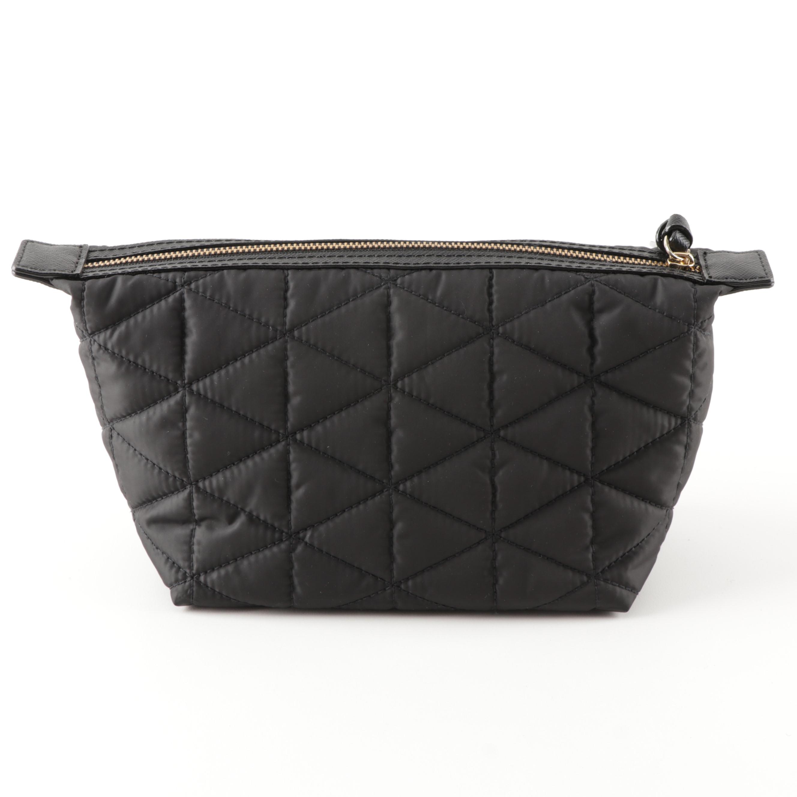 Kate Spade New York Wilson Road Quilted Cosmetic Bag and MAC Advanced Brush Kit