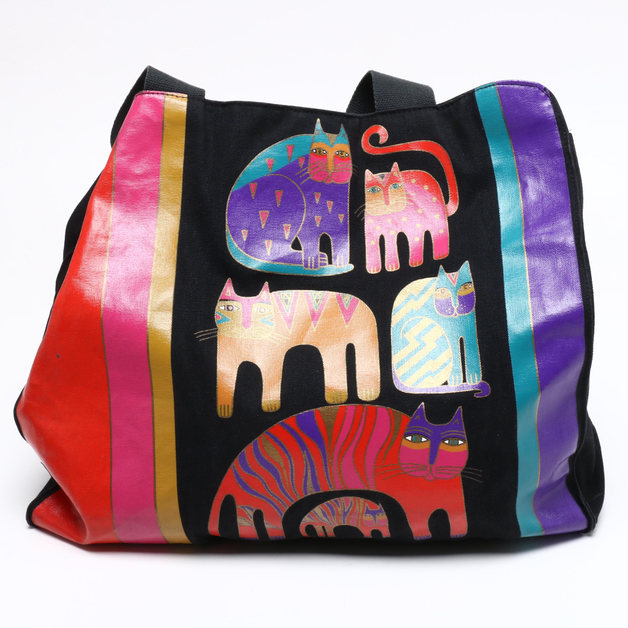 Laurel Burch Cat Motif Tote Bag, Spiegel Crochet Bucket Bags and More