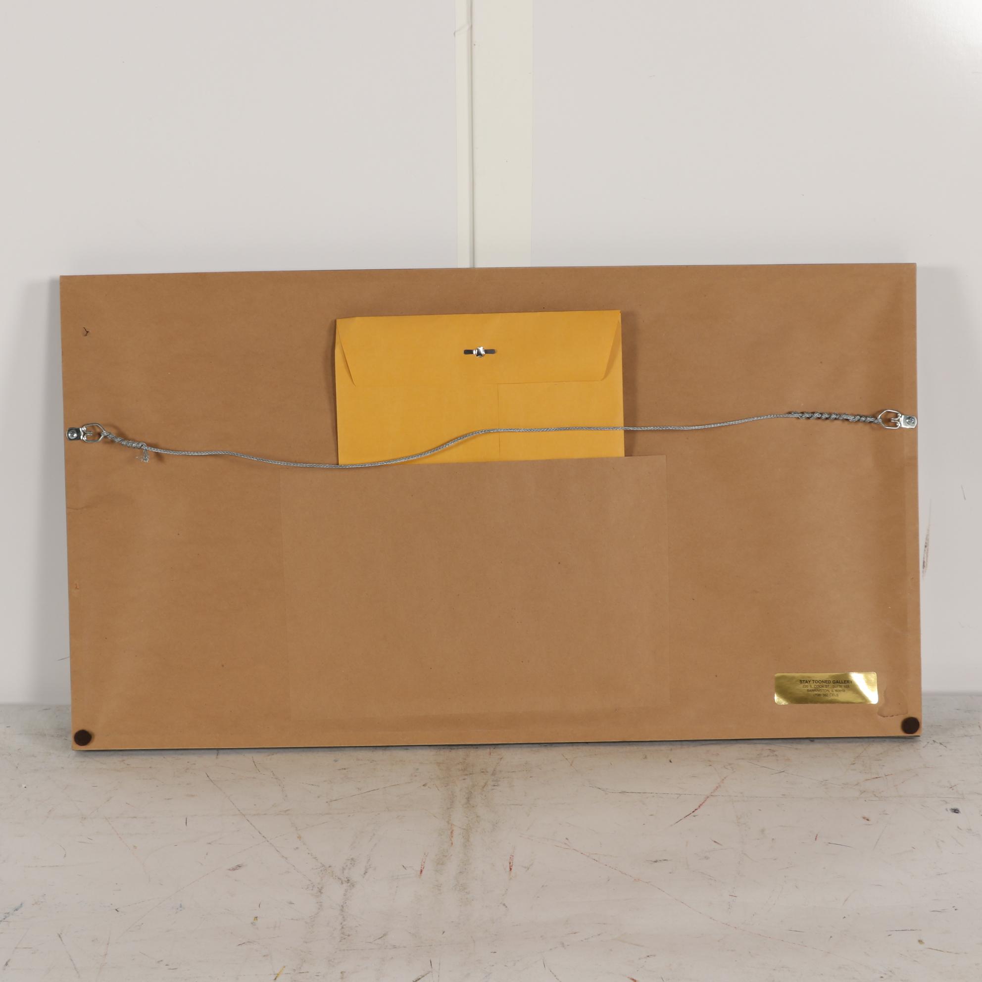 Bill Justice Signed Disney Offset Lithograph "50 Happy Years"