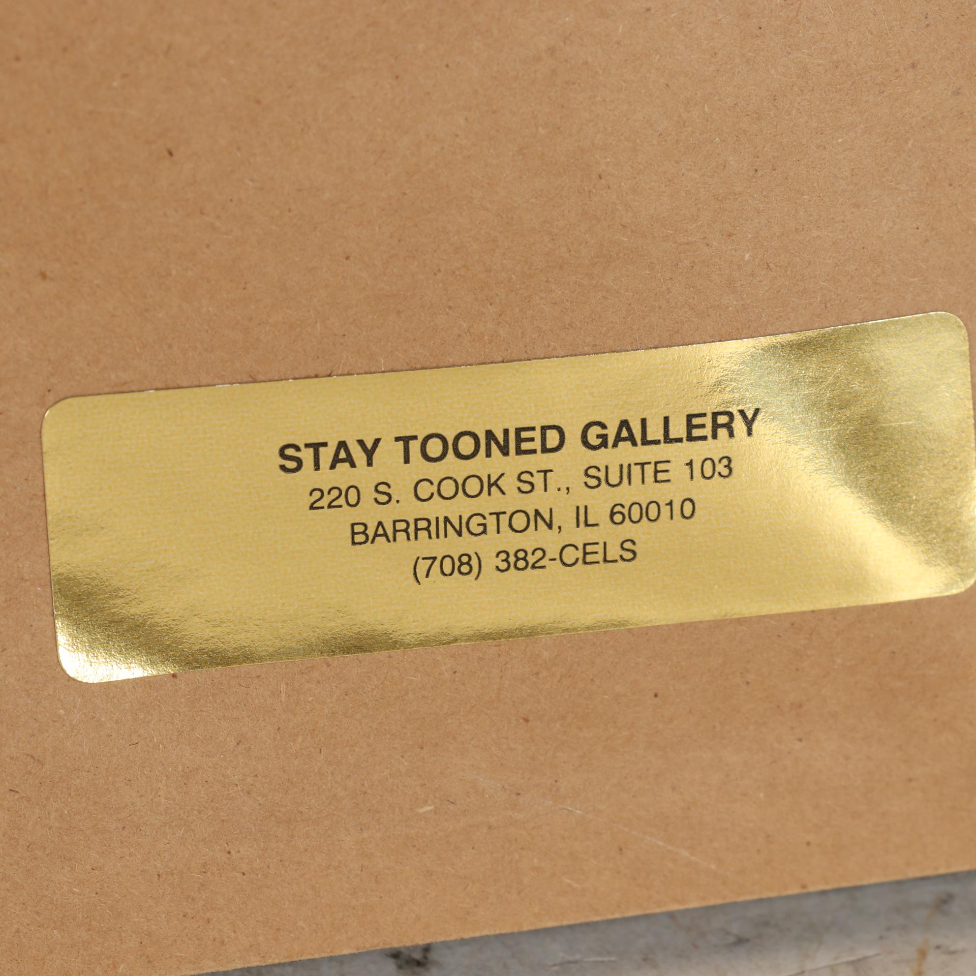 Bill Justice Signed Disney Offset Lithograph "50 Happy Years"