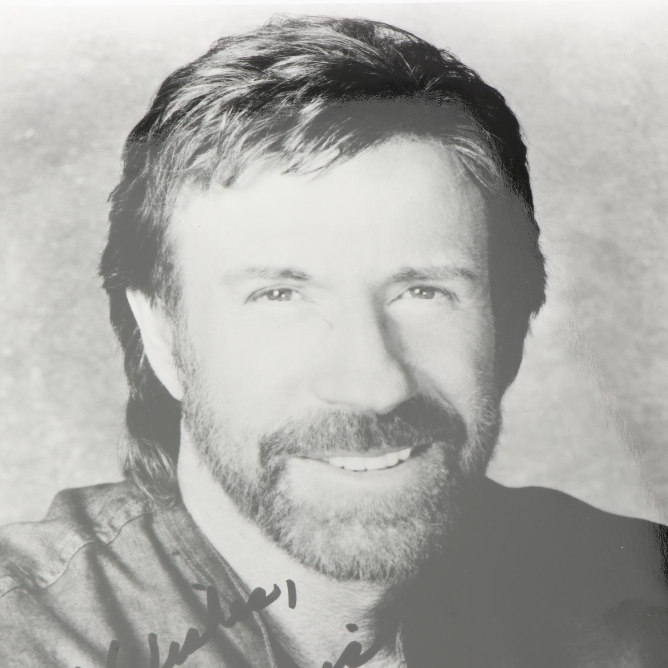 Chuck Norris Autographed Photo