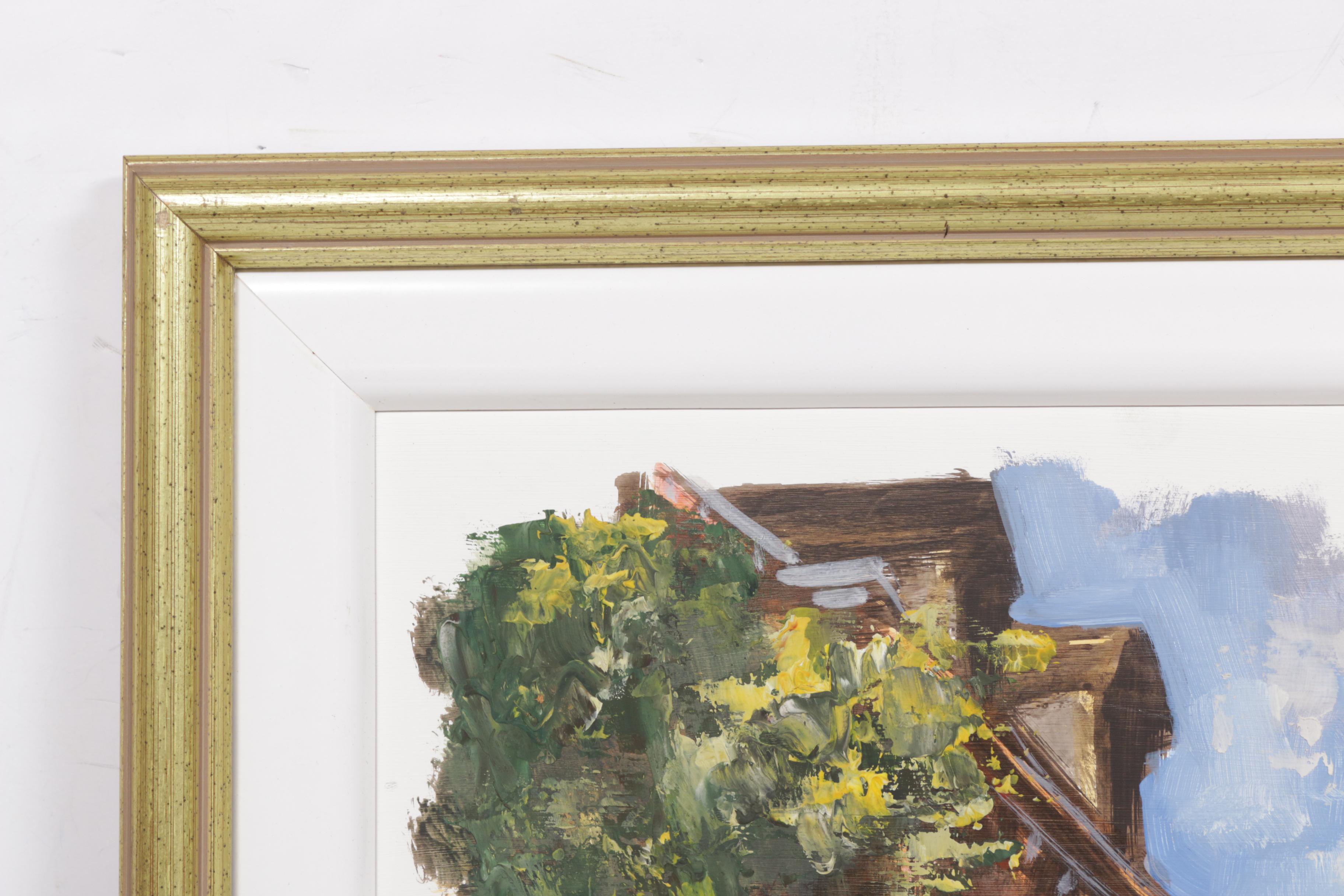 James McCaffery New Orleans French Quarter Oil Painting