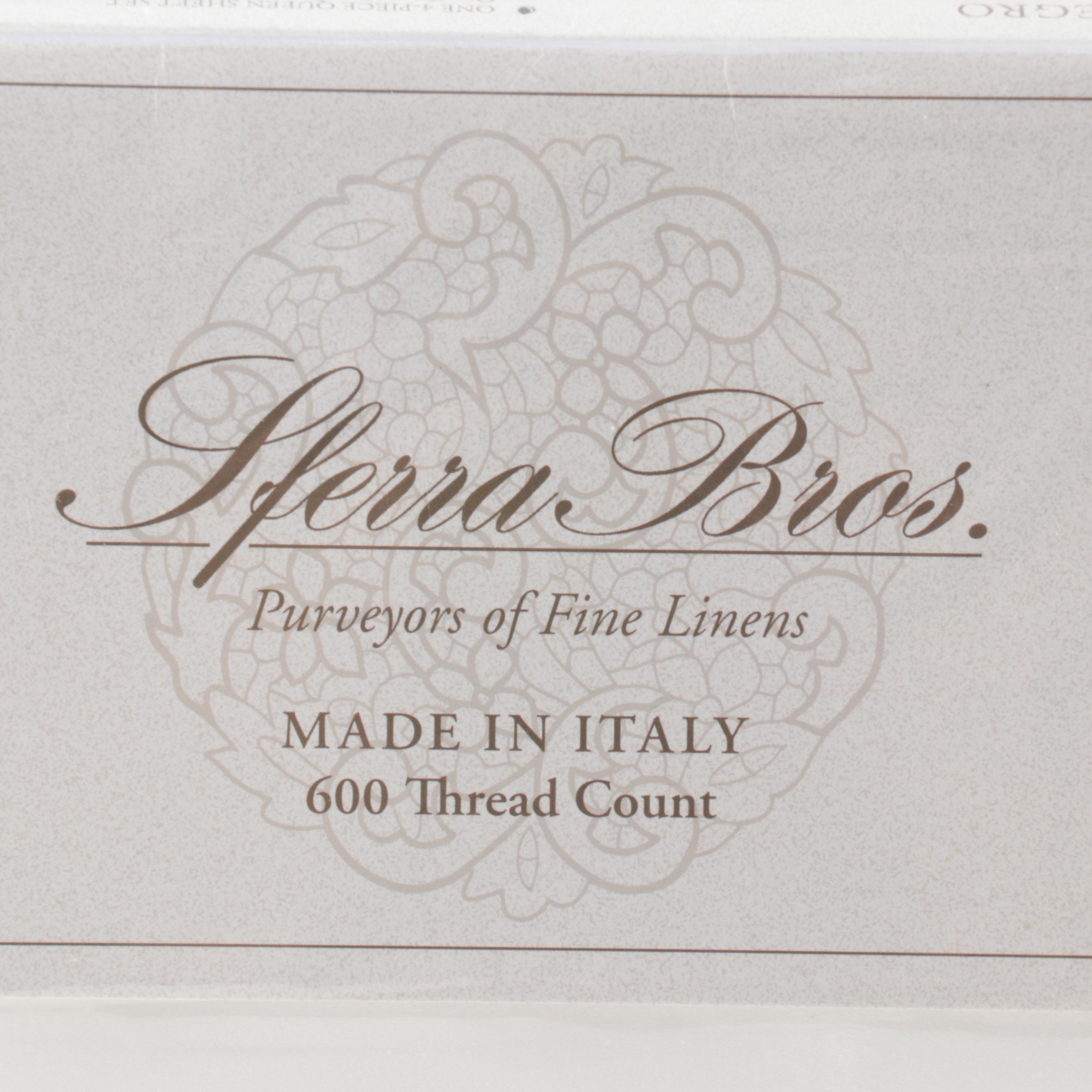 Sferra Bros. "Allegro" 600-TC Queen-Size Sheet Set